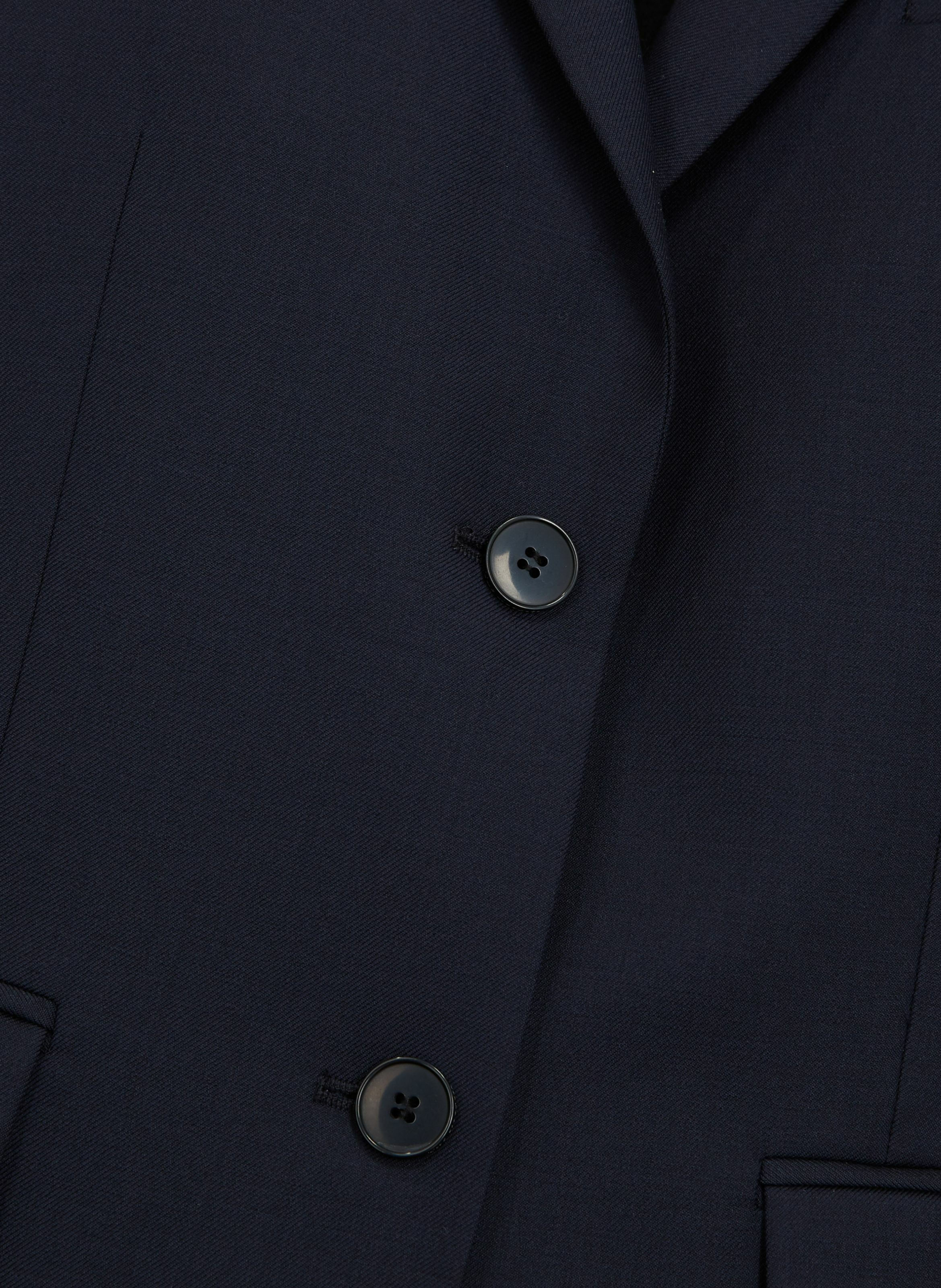 Veste de costume en laine coupe cintrée THE KOOPLES Bleu