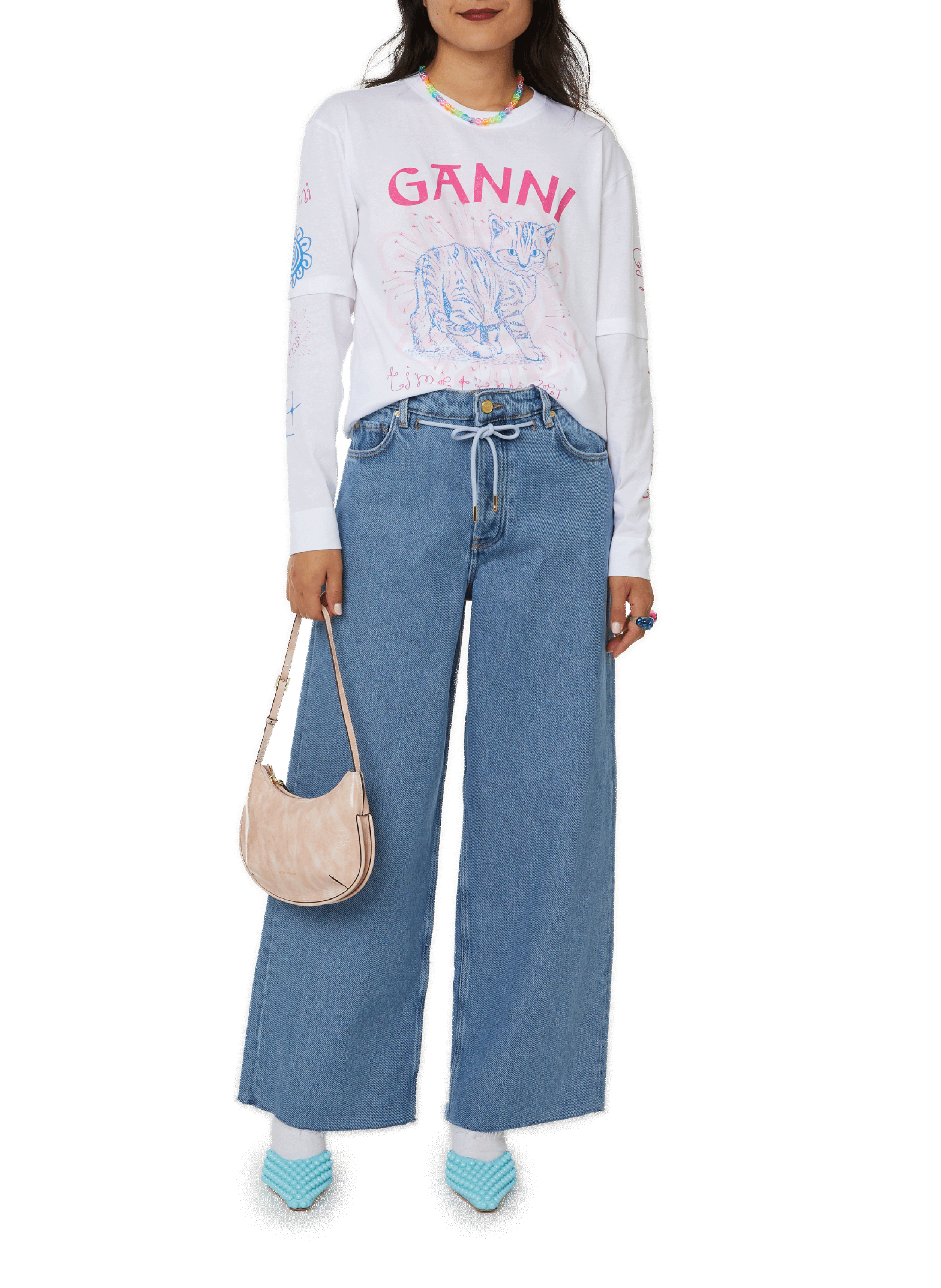 Sac à main Ilda en cuir MANU ATELIER Rose