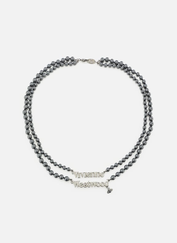 Emilio Necklace Black by VIVIENNE WESTWOOD VIVIENNE WESTWOOD Emilio Necklace Black