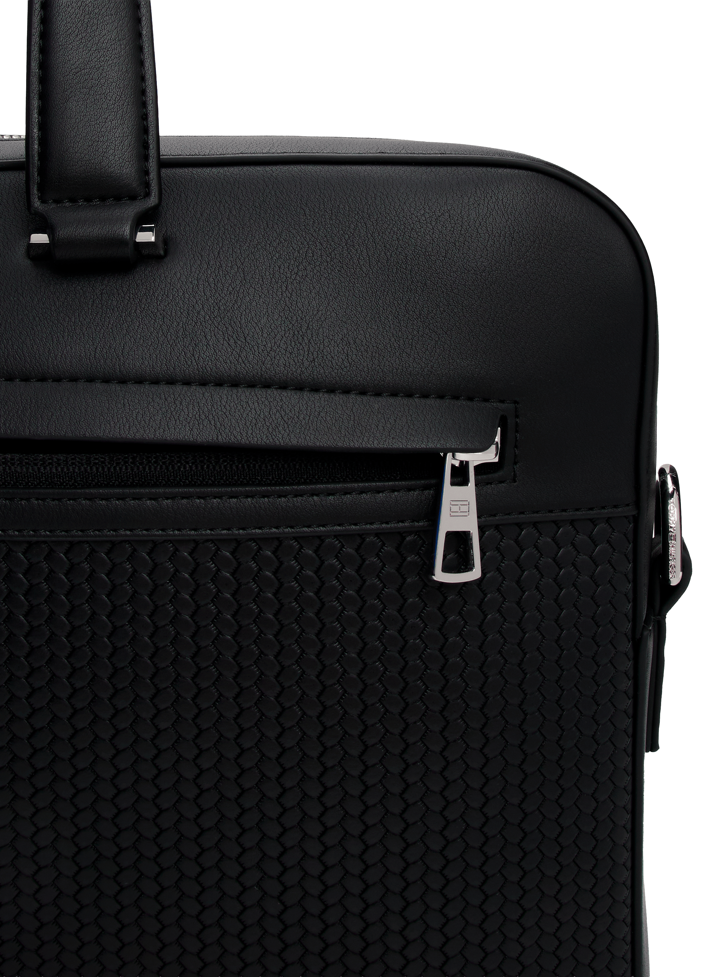 Woven laptop bag TOMMY HILFIGER Black