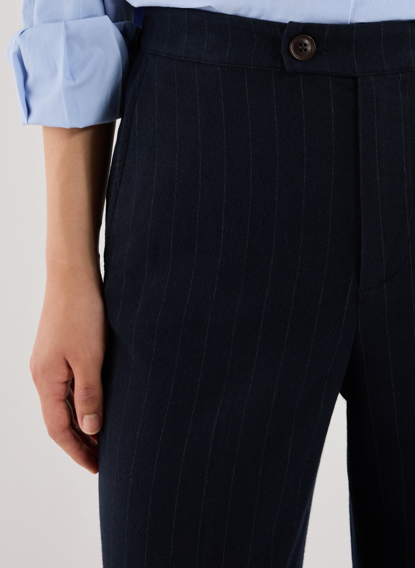 Pantalon droit rayé BELLEROSE Multicolore