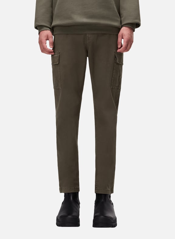 Cotton canvas cargo pants Green by NAPAPIJRI NAPAPIJRI Cotton canvas cargo pants Green