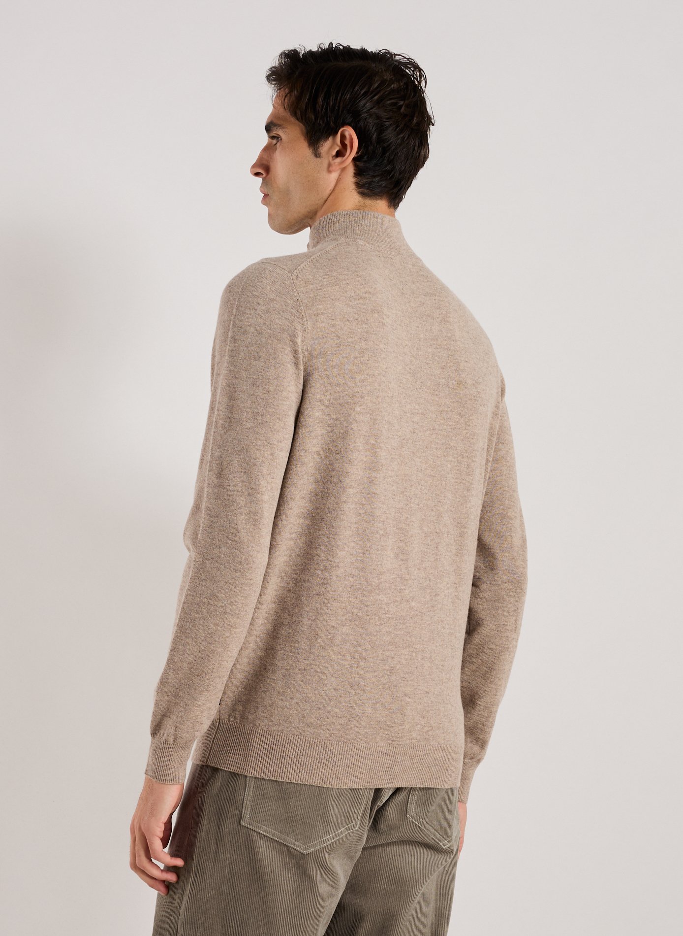 Pull en laine Beige
