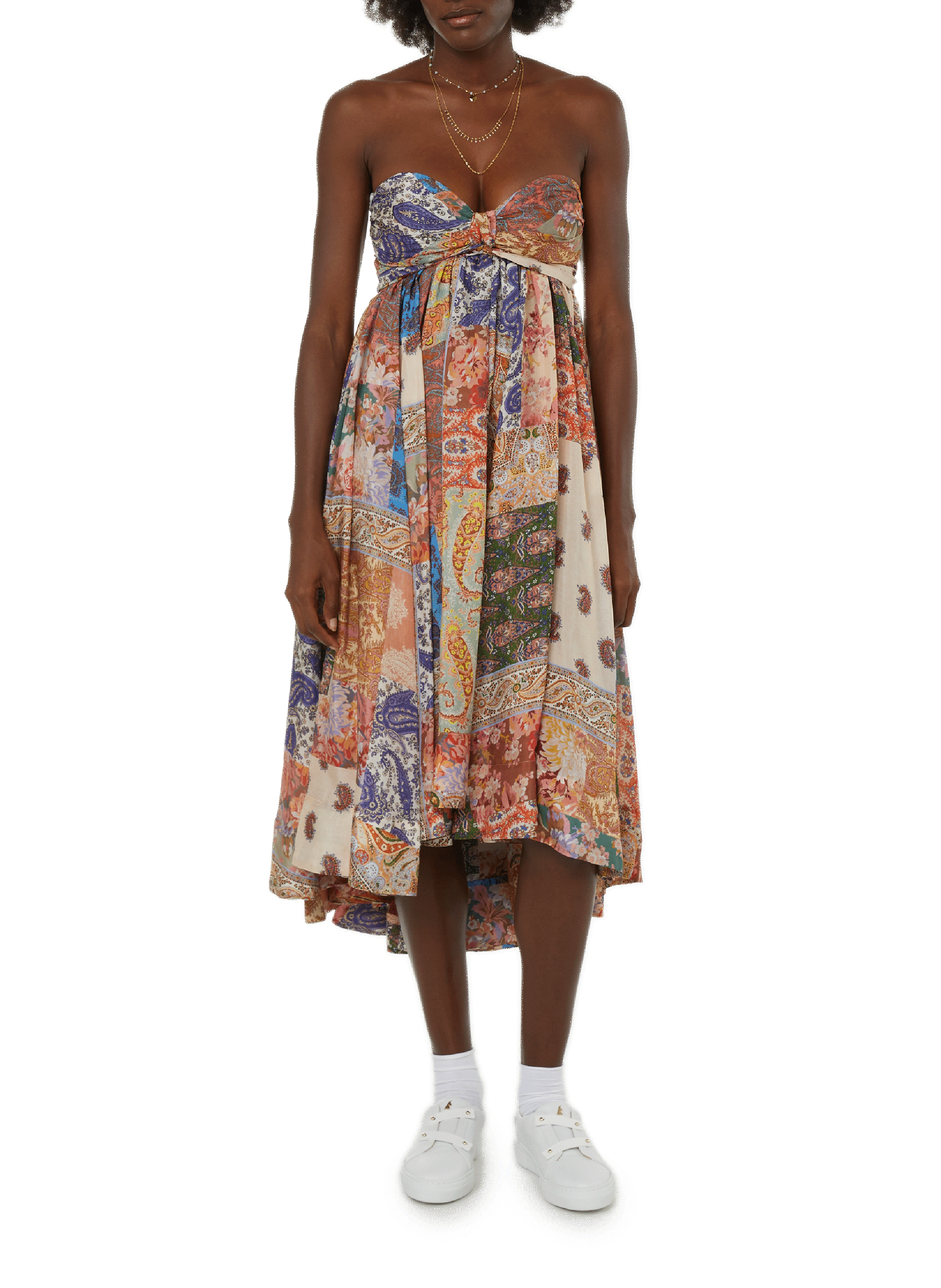 Triple chain necklace AU PRINTEMPS PARIS Golden