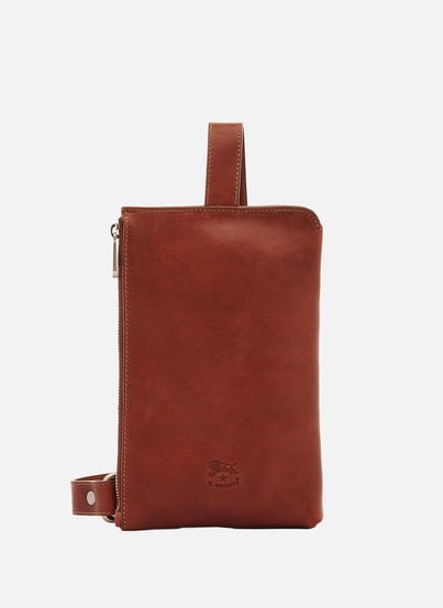Sac banane en cuir de vachette IL BISONTE Sac banane en cuir de vachette IL BISONTE