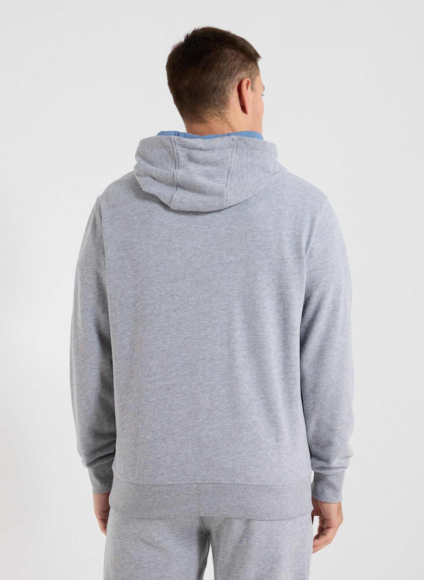 Hoodie à logo en coton mélangé LA MARTINA Gris