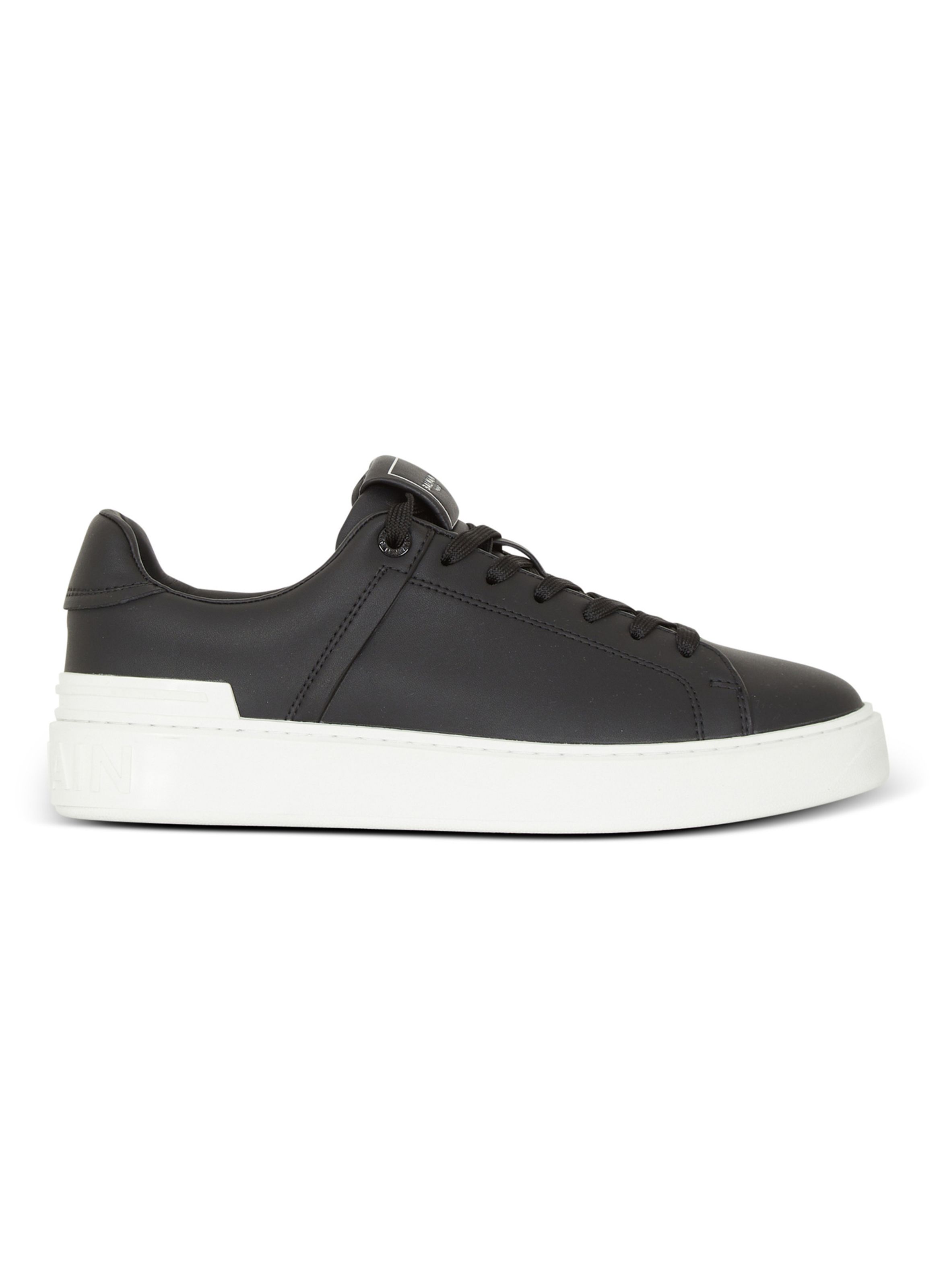 Baskets b-court en cuir de veau BALMAIN Noir