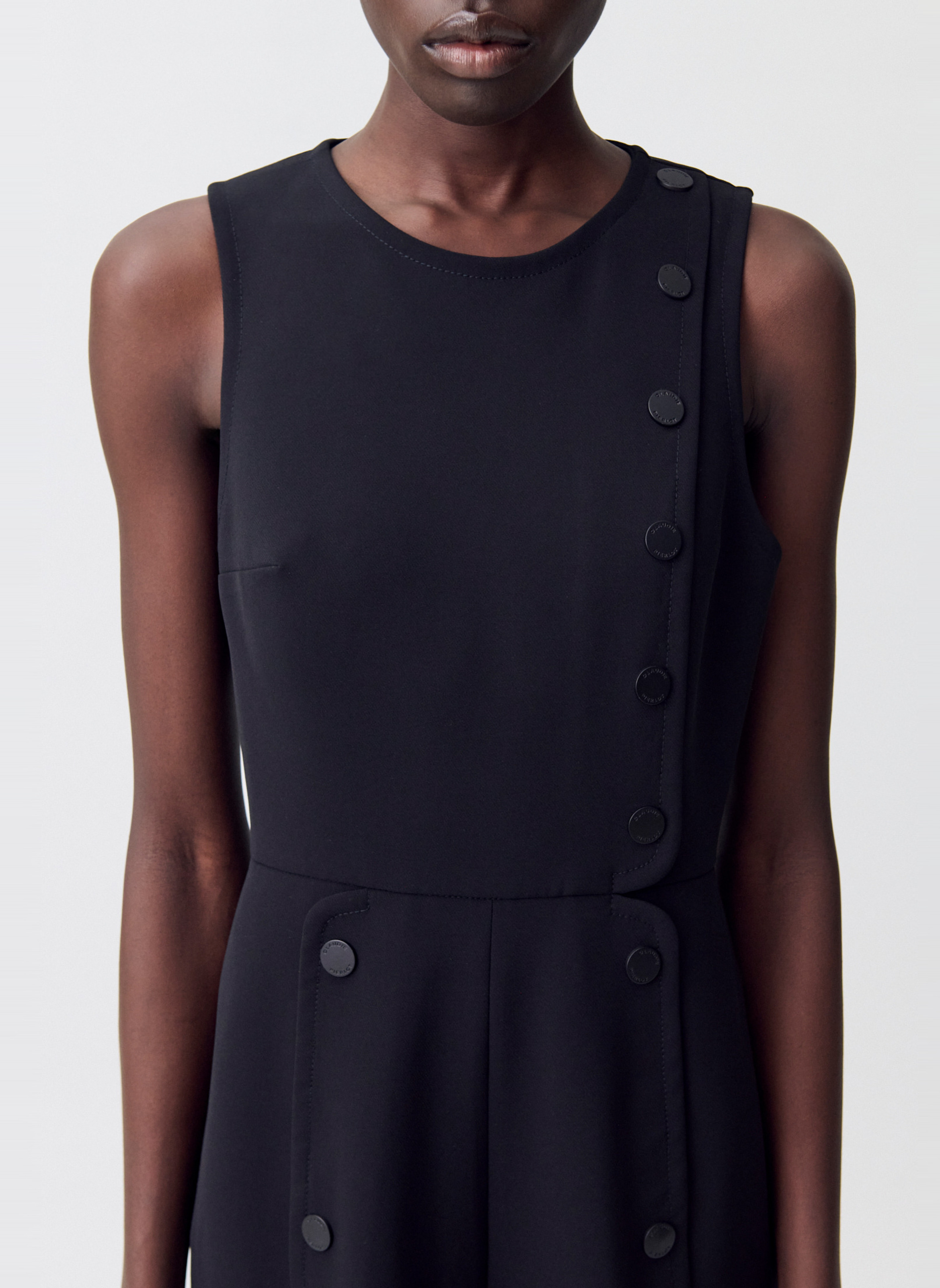 Combinaison évasée col rond jenna CLAUDIE PIERLOT Noir