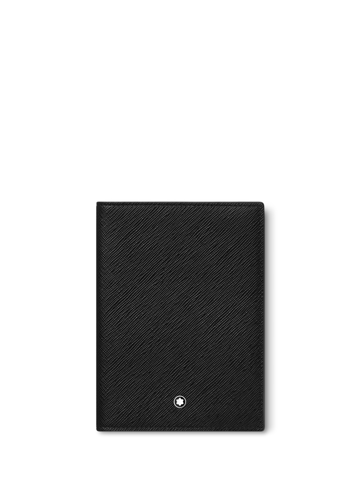 Textured leather passport holder MONTBLANC Black