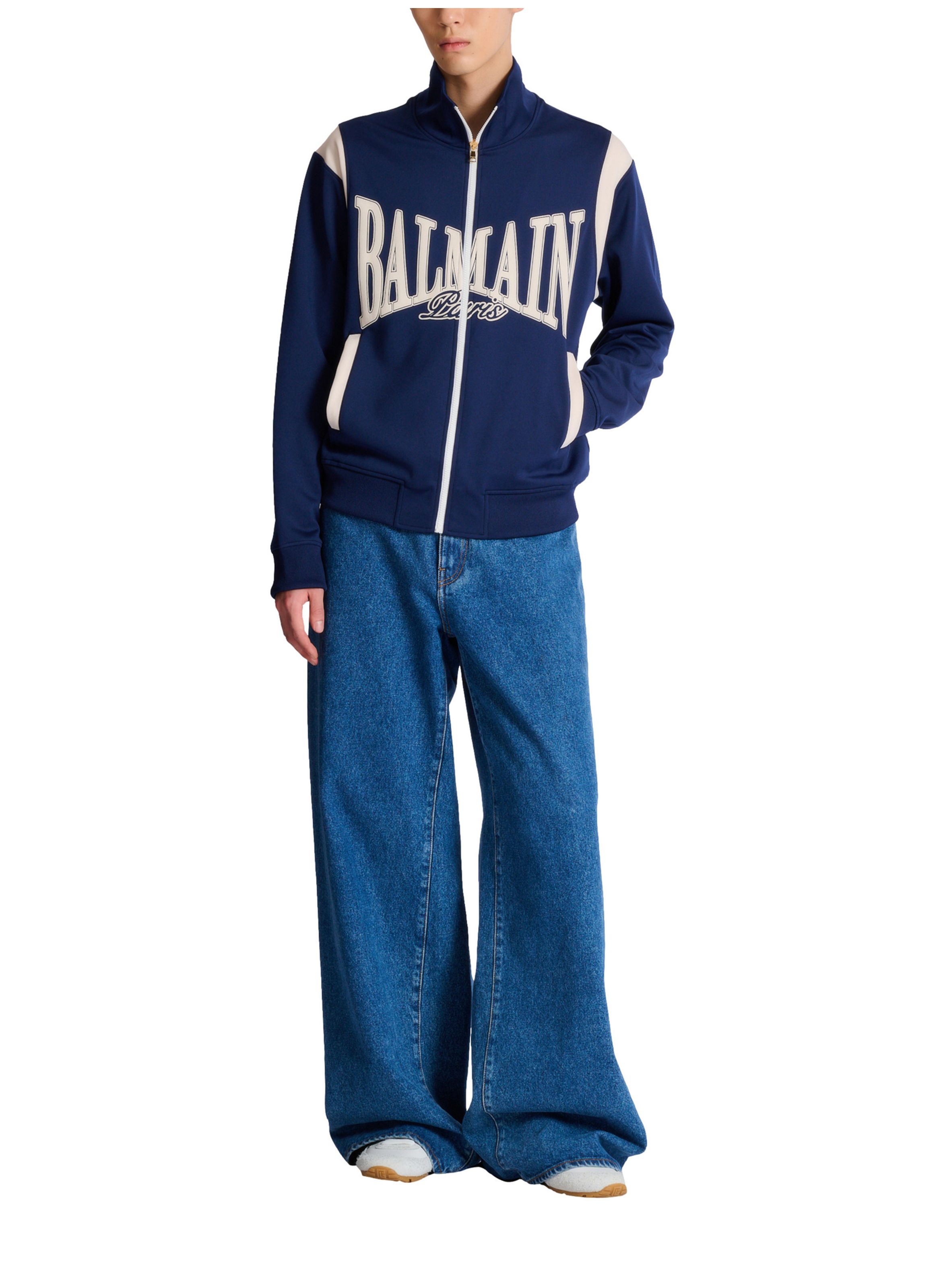 Veste sportive zippée balmain college BALMAIN Bleu