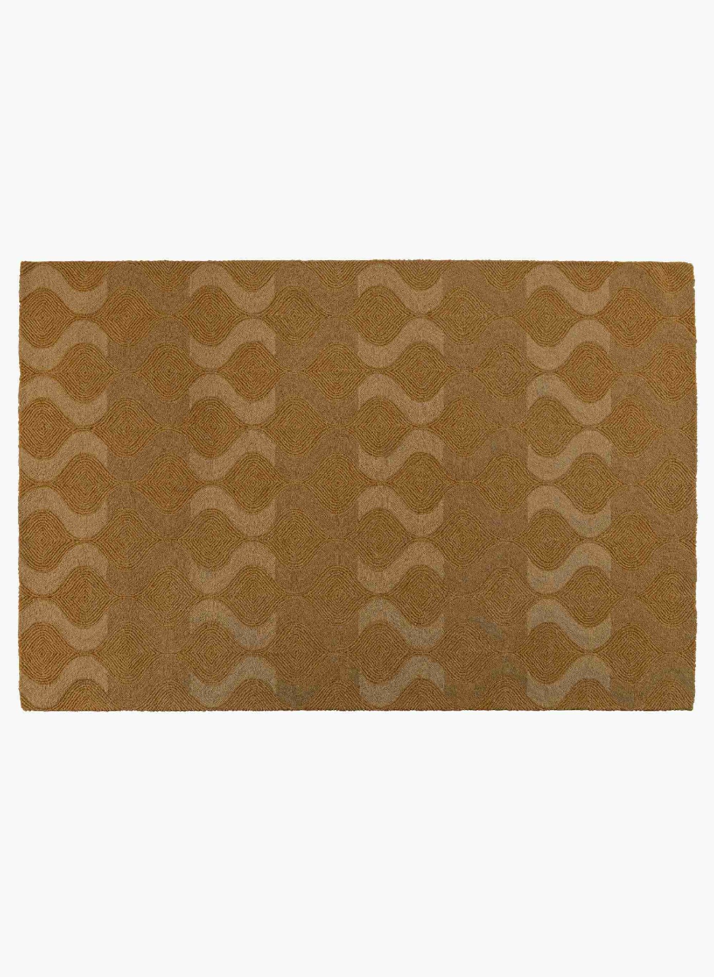 Tapis wave CINNA Jaune