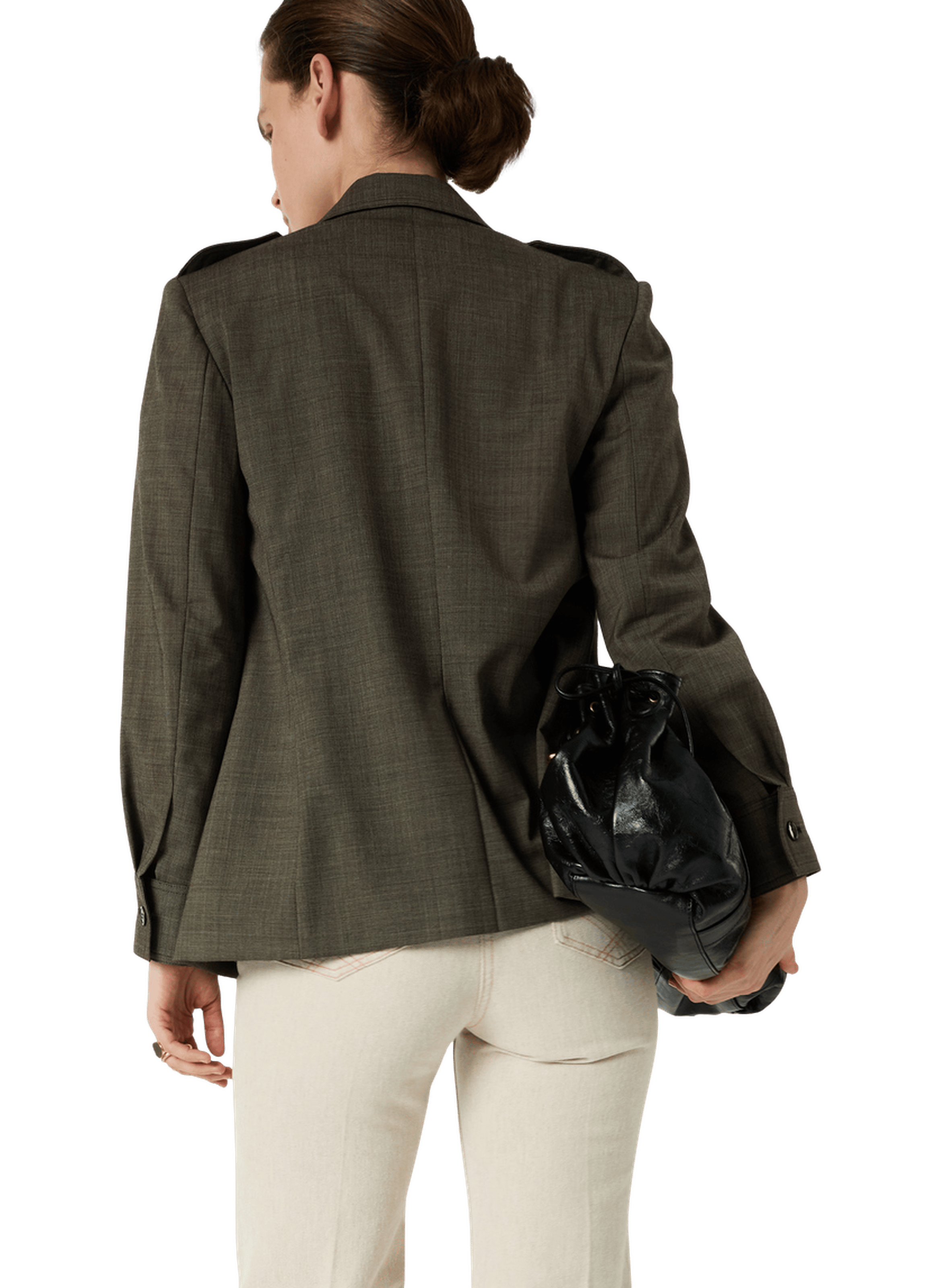 Saharienne imprimé fil à fil - tallie GERARD DAREL Marron