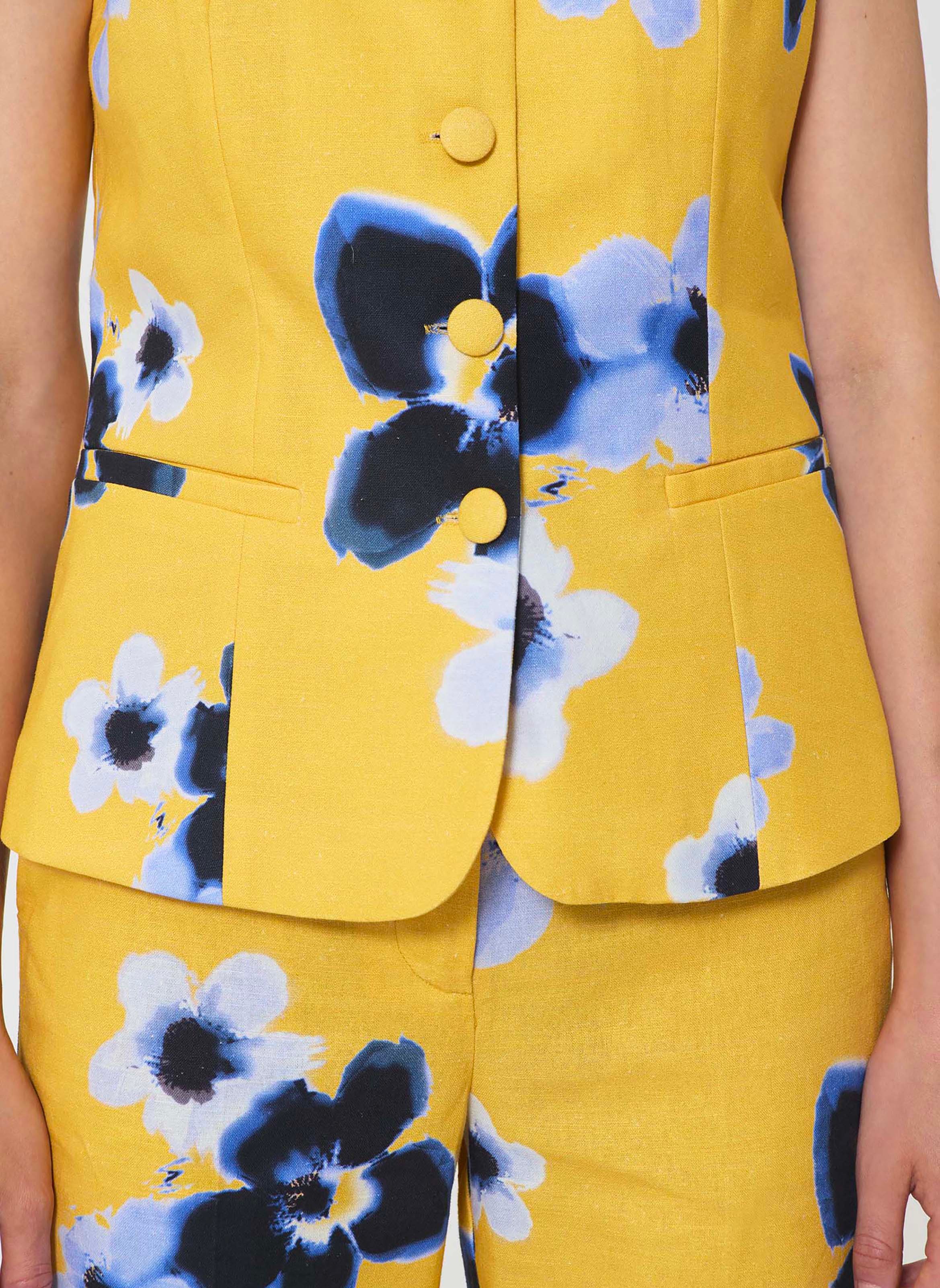 Gilet giovanni TARA JARMON Jaune