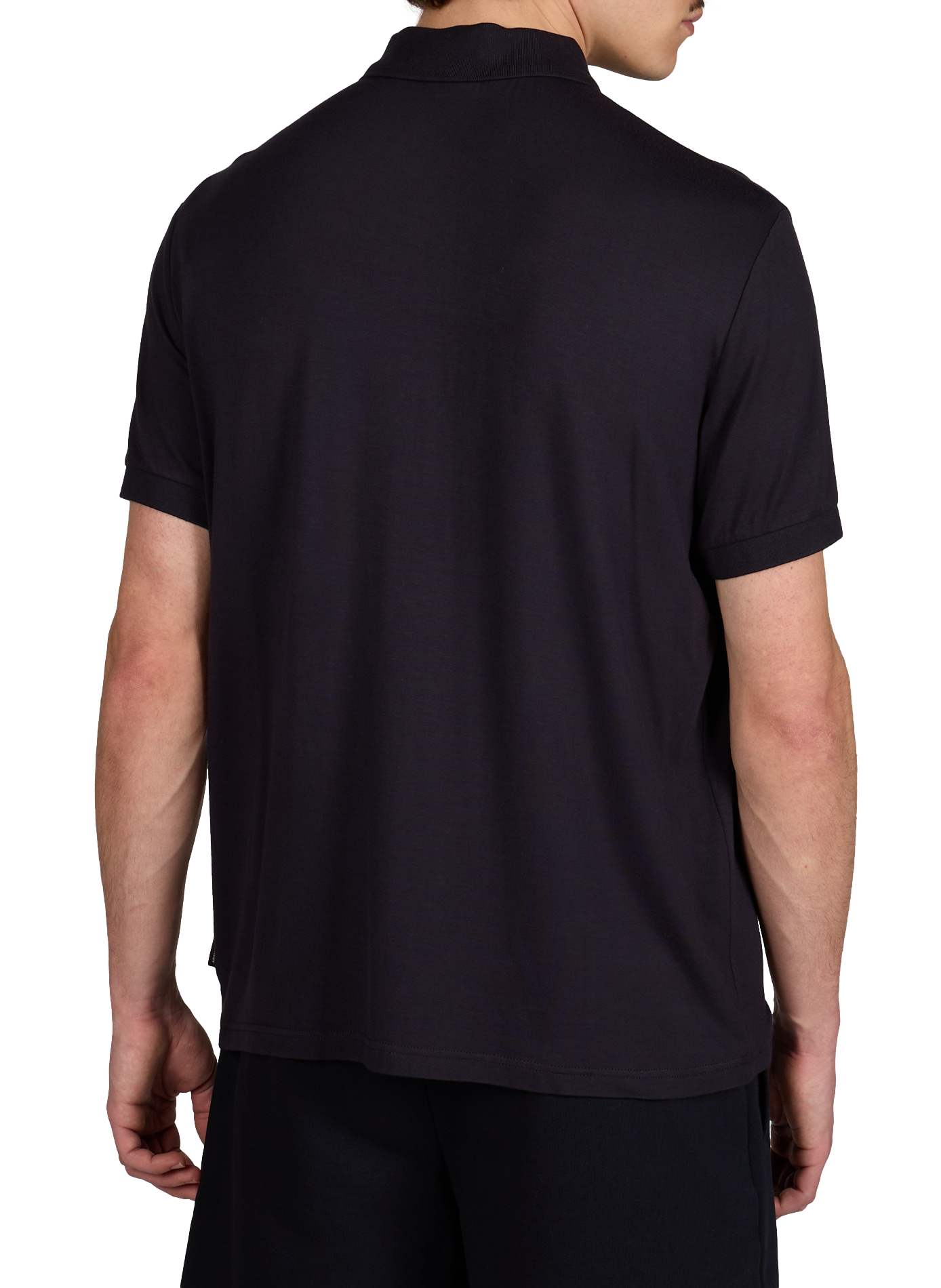 Half-zip polo shirt ARMANI EXCHANGE Blue