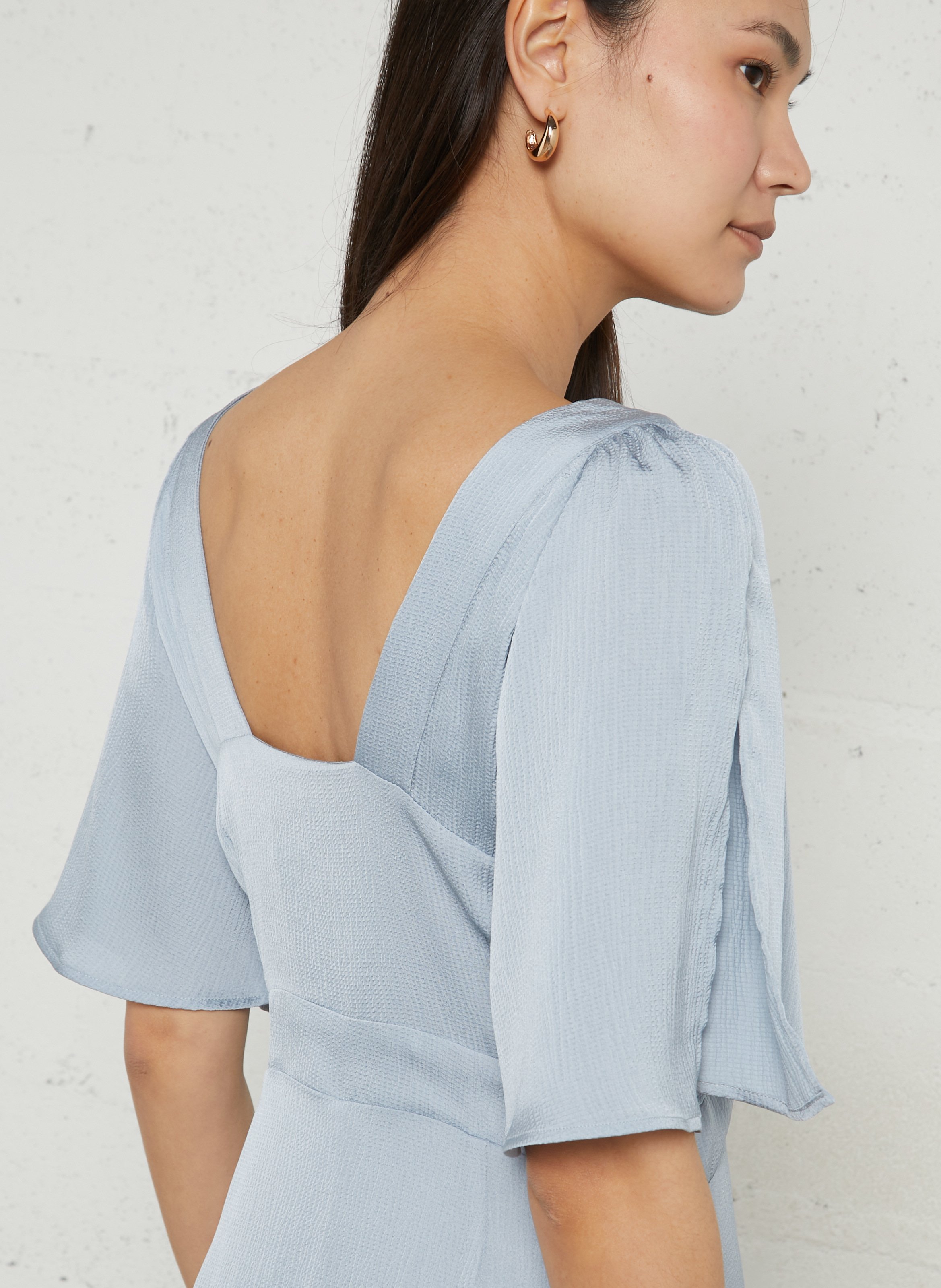 Robe longue évasée bridget MAISON 123 Bleu