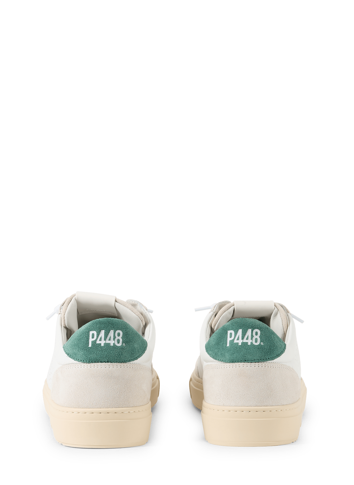 Sneakers Soho bicolore in pelle P448 Bianco
