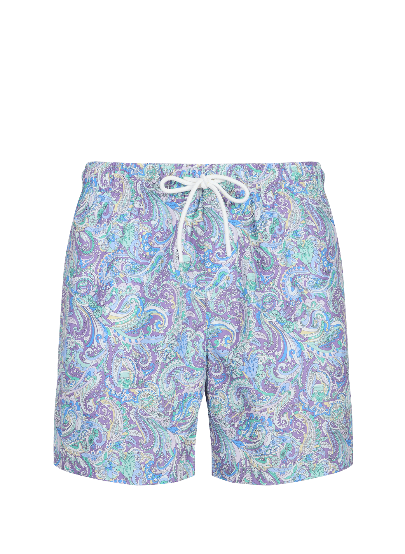 Swim shorts with cashmere pattern ETON Purple