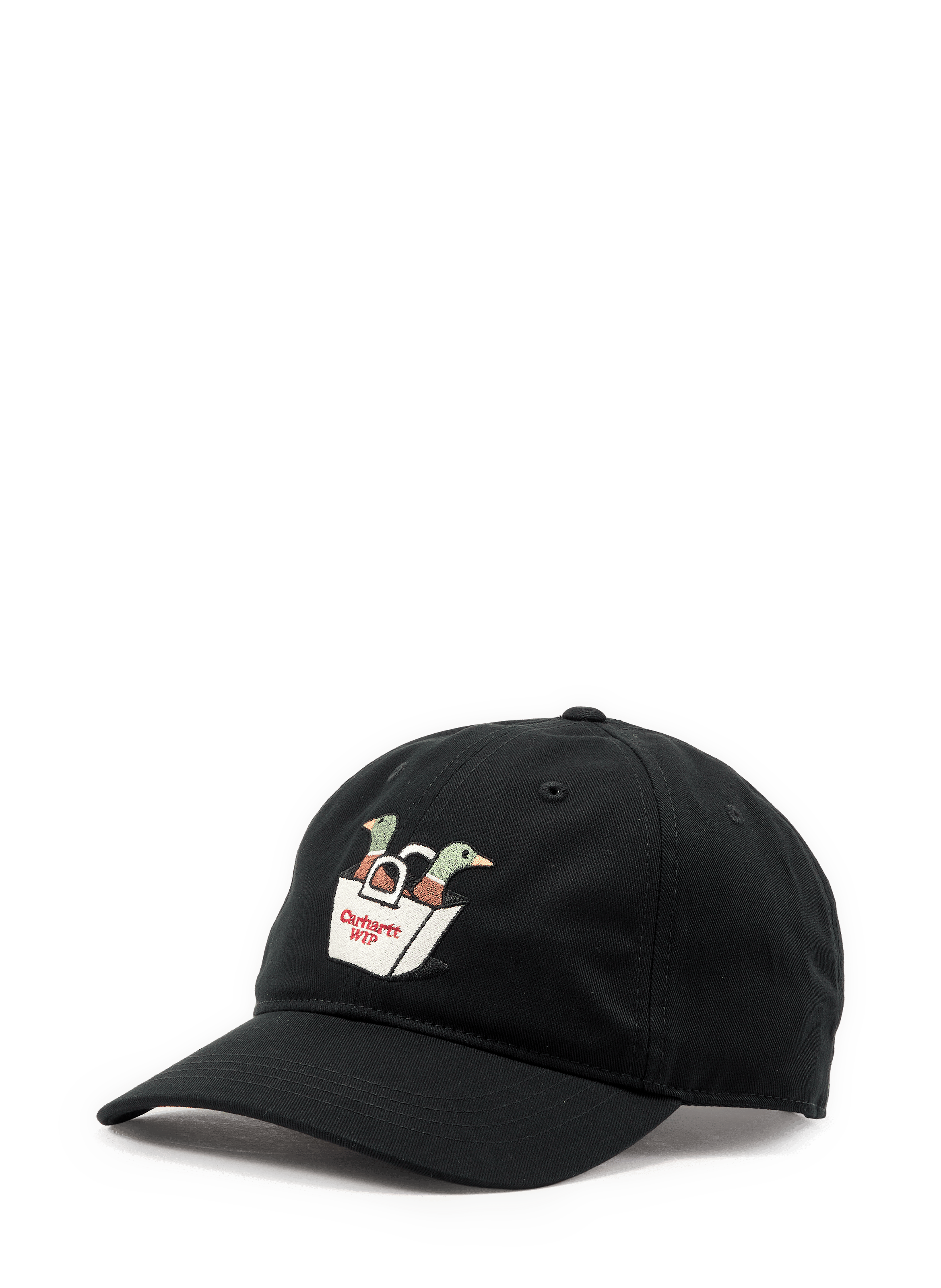 Embroidered cotton baseball cap CARHARTT WIP Black