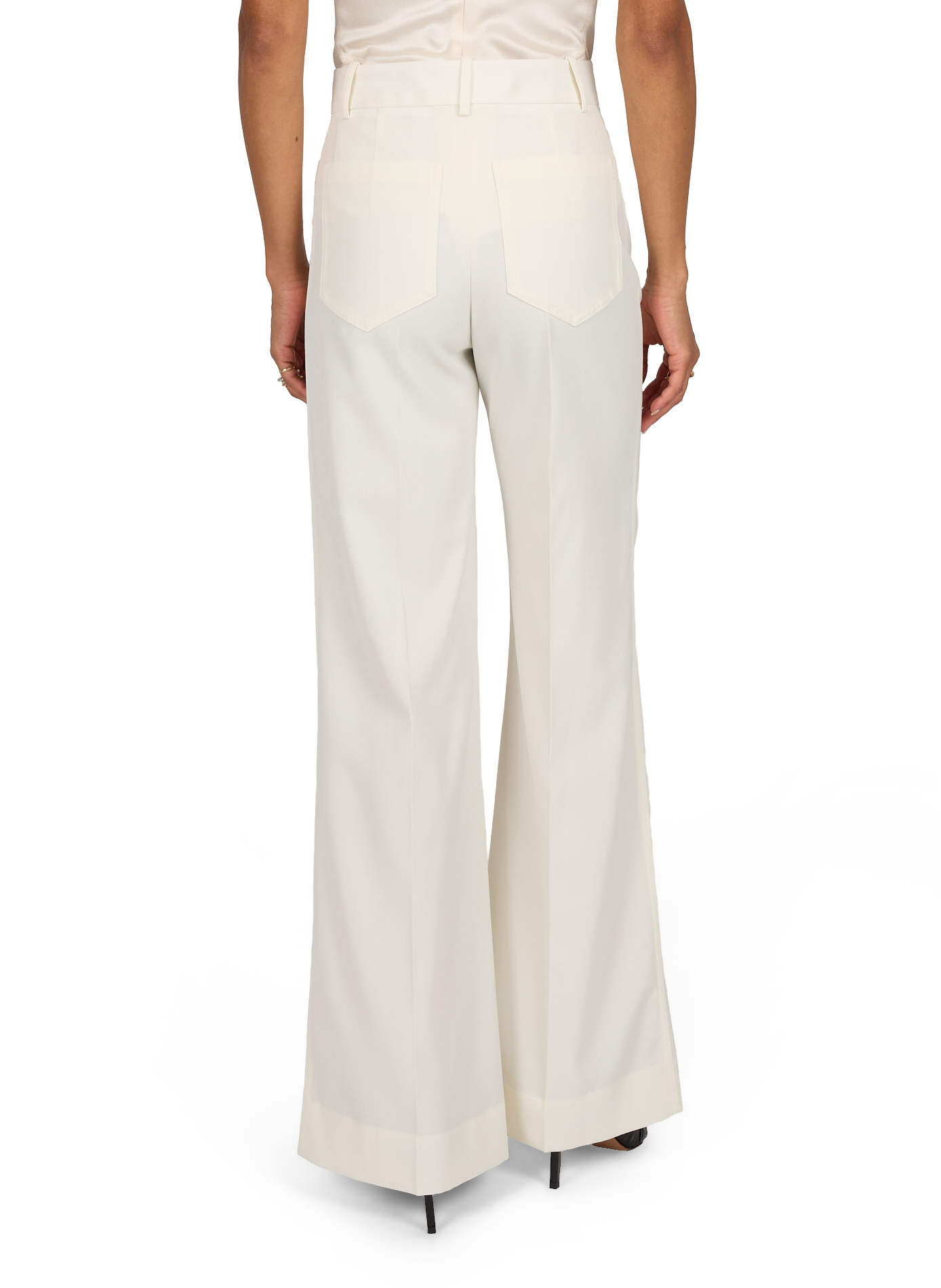 Straight trousers VICTORIA BECKHAM White