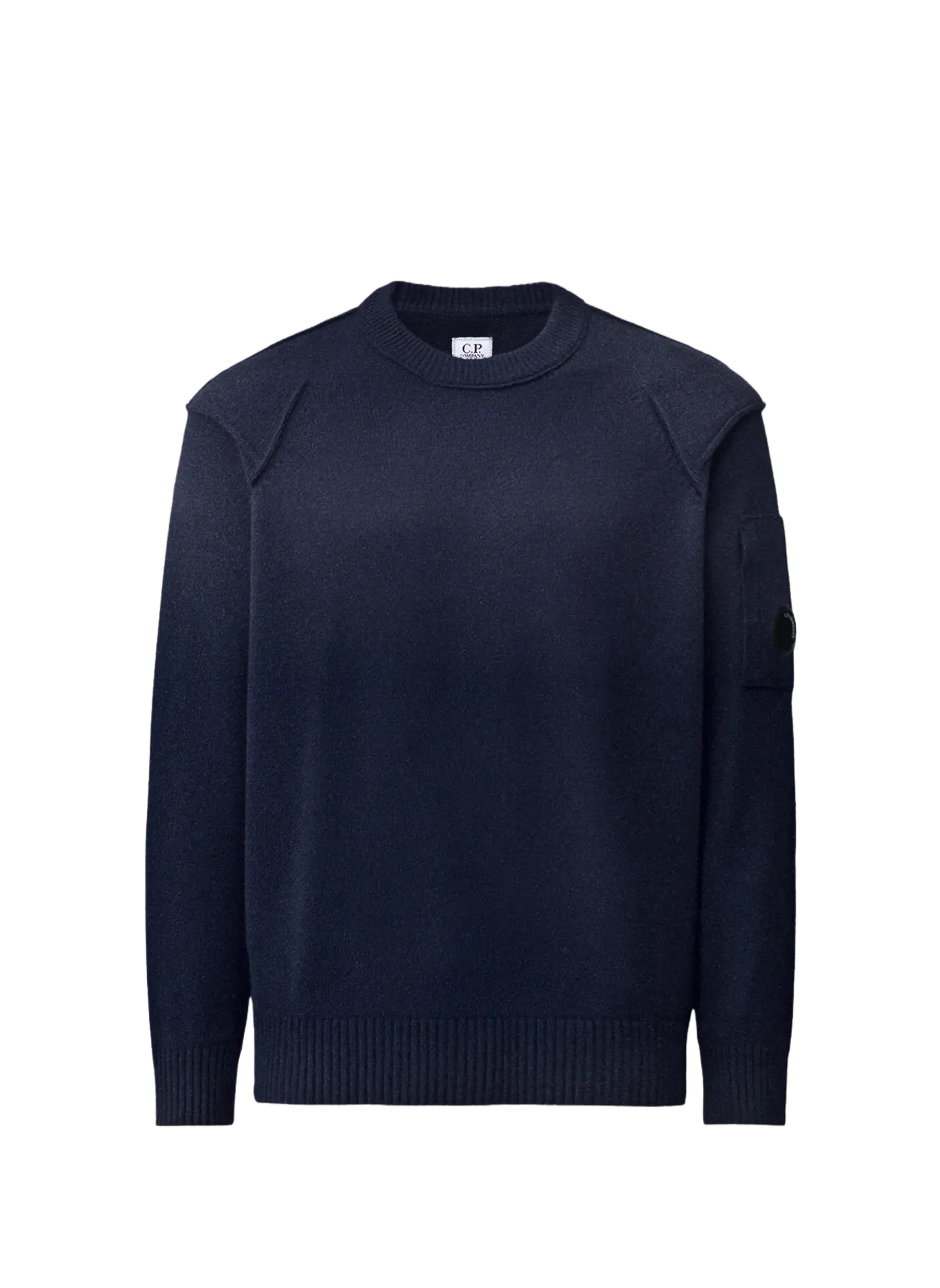 Straight wool blend sweater CP COMPANY Blue