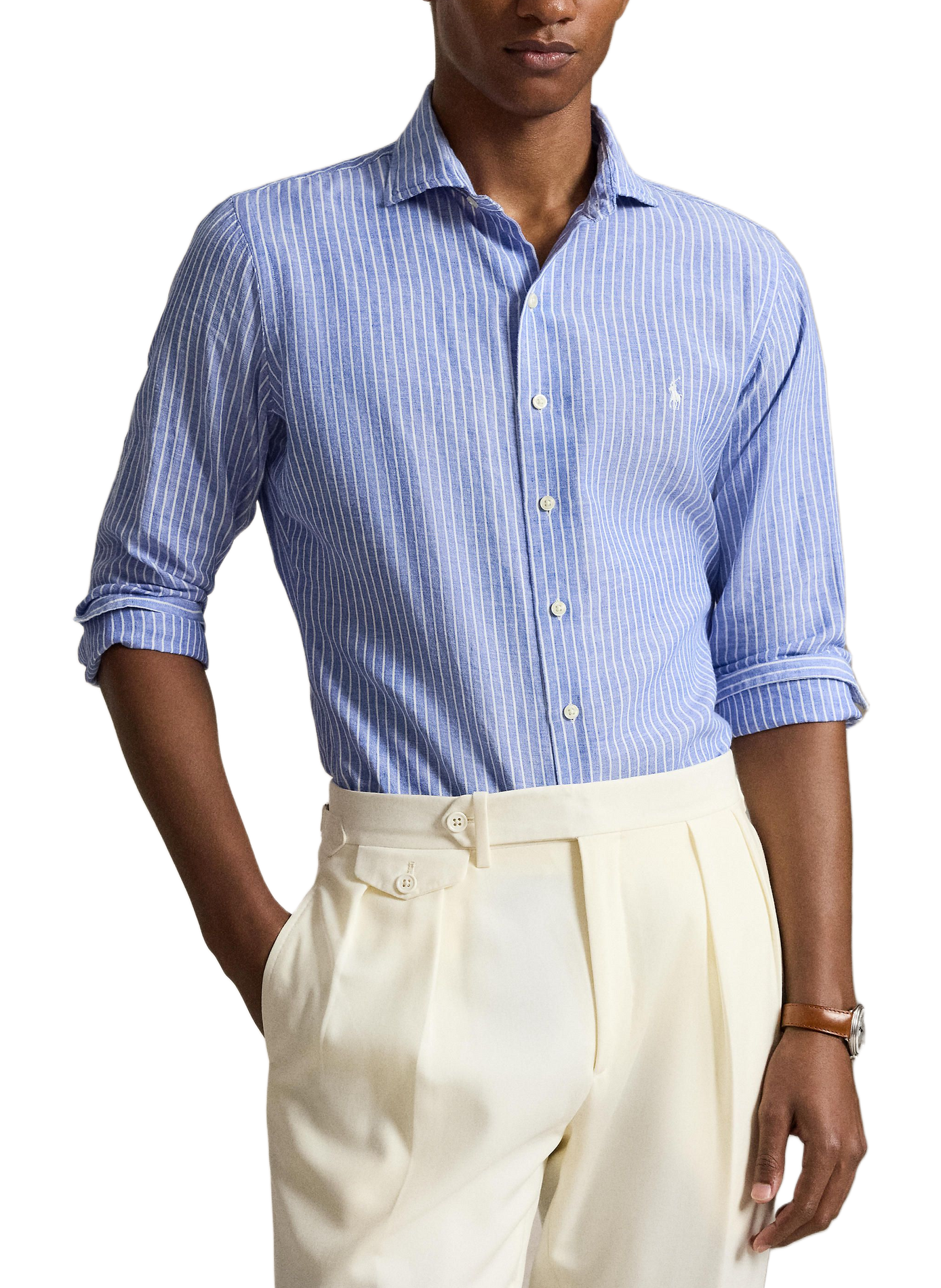 Chemise à rayures POLO RALPH LAUREN Bleu