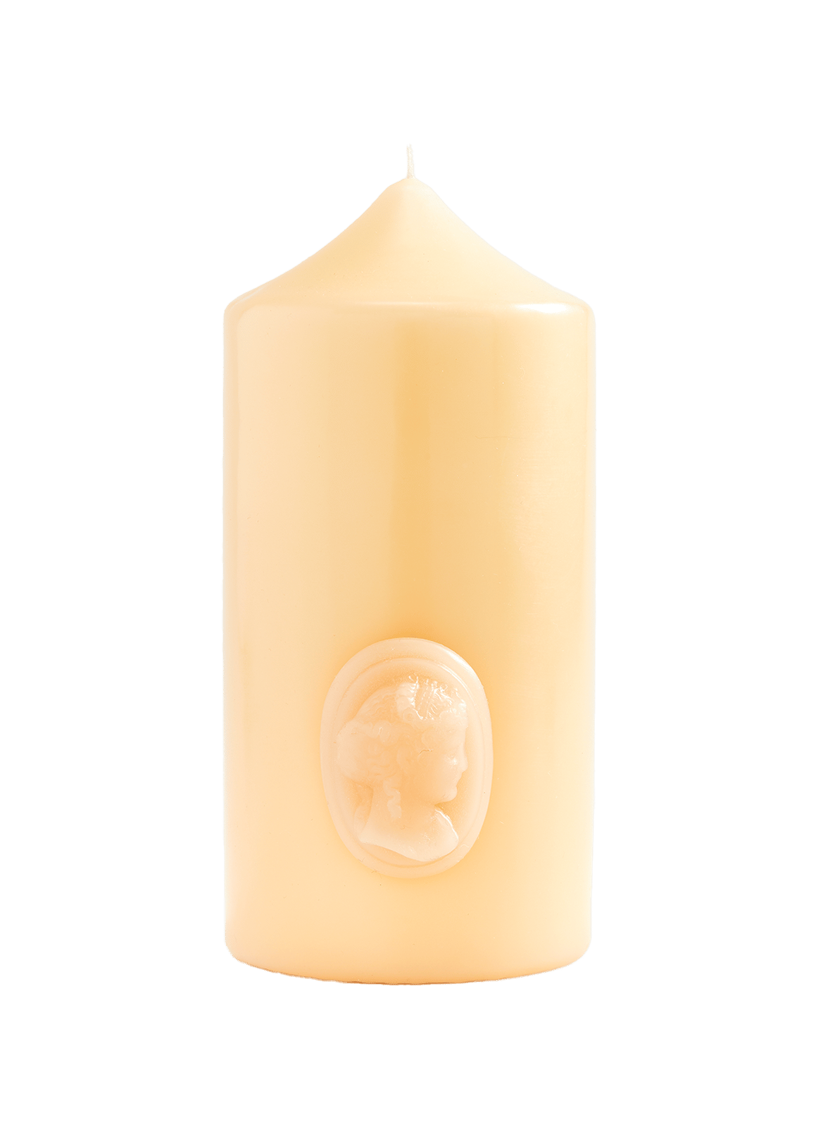 Beige cameo pillar candle - Christmas 2023 exclusive TRUDON No color