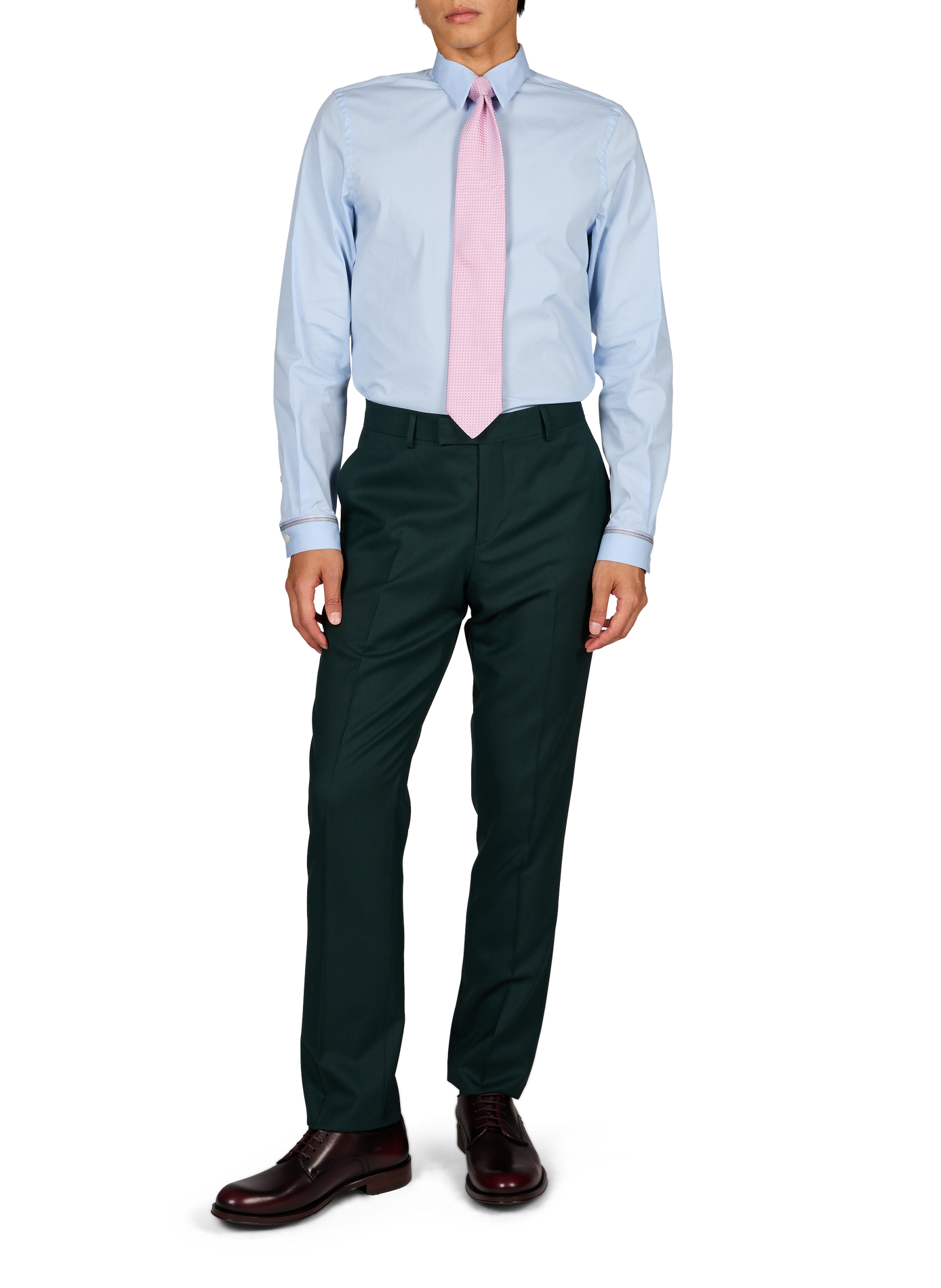 Straight cotton-blend shirt PAUL SMITH Blue