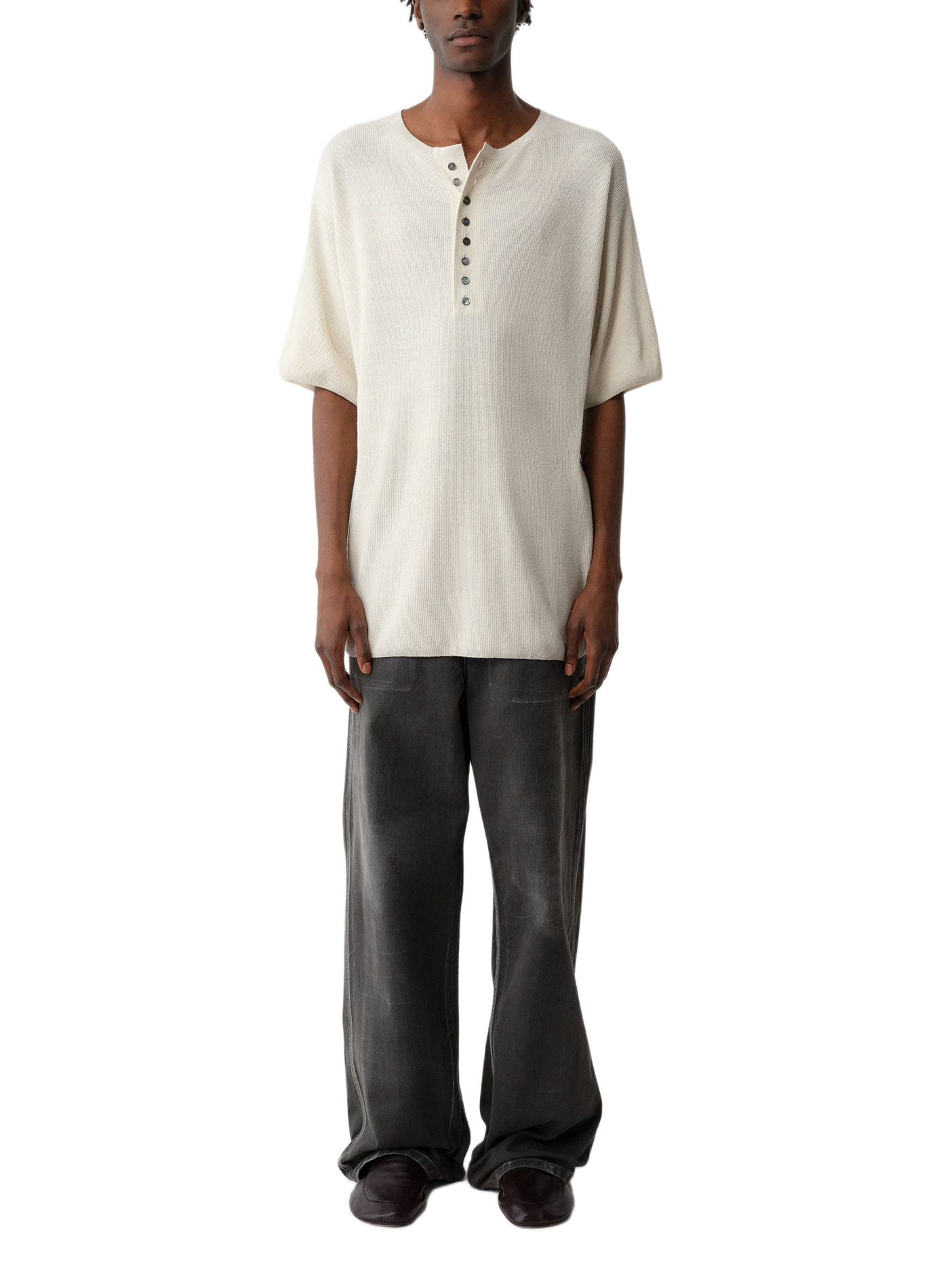 Silk Christopher straight-leg pants CALVIN KLEIN COLLECTION White