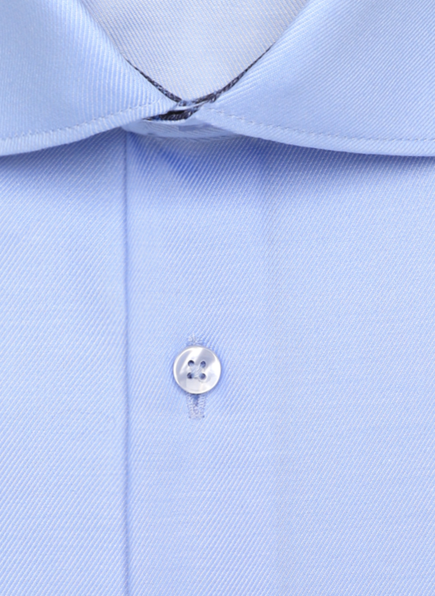 Straight classic collar shirt in cotton SEIDENSTICKER Blue