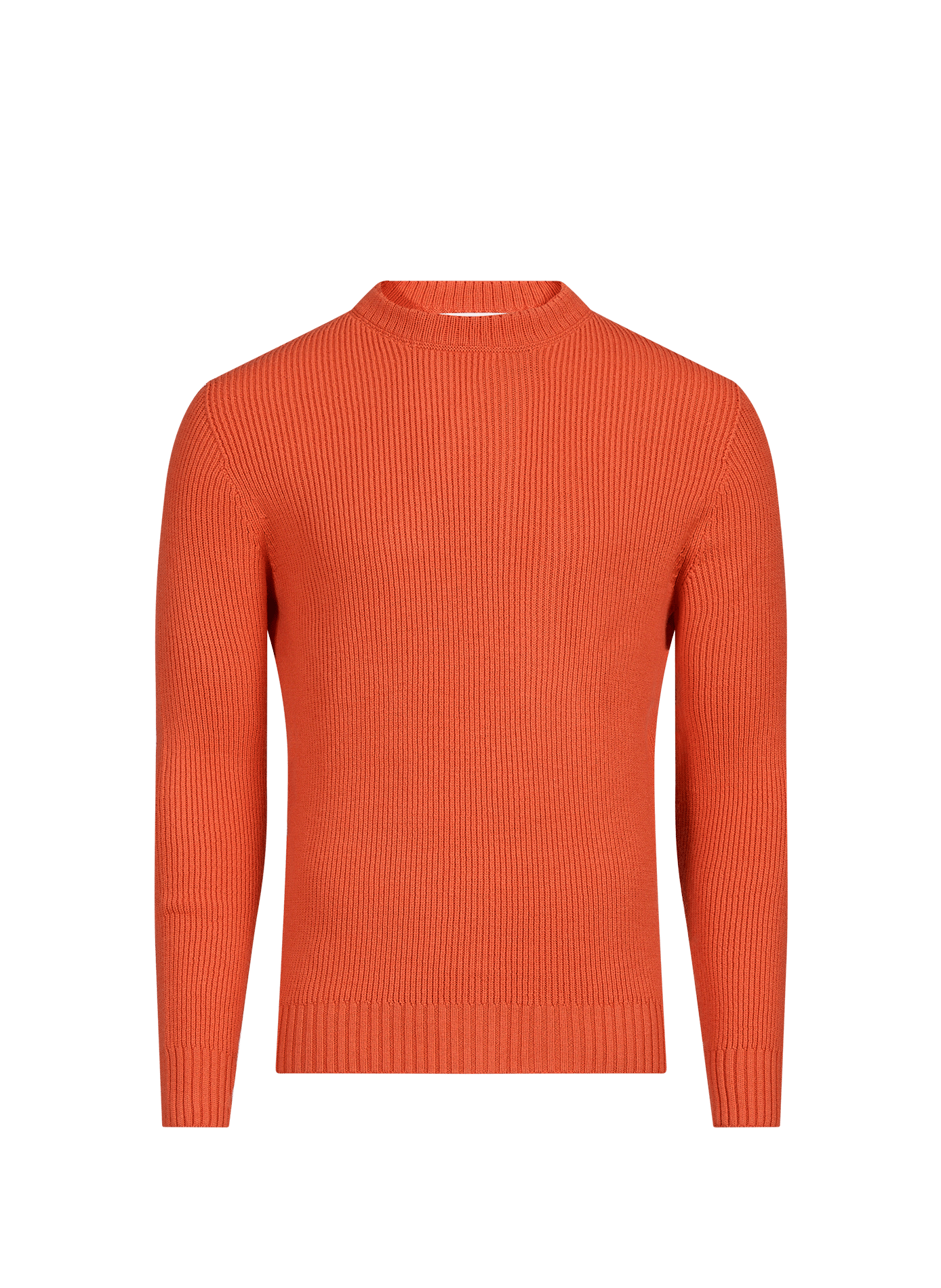 Round-neck wool jumper CÉZEMBRE Orange