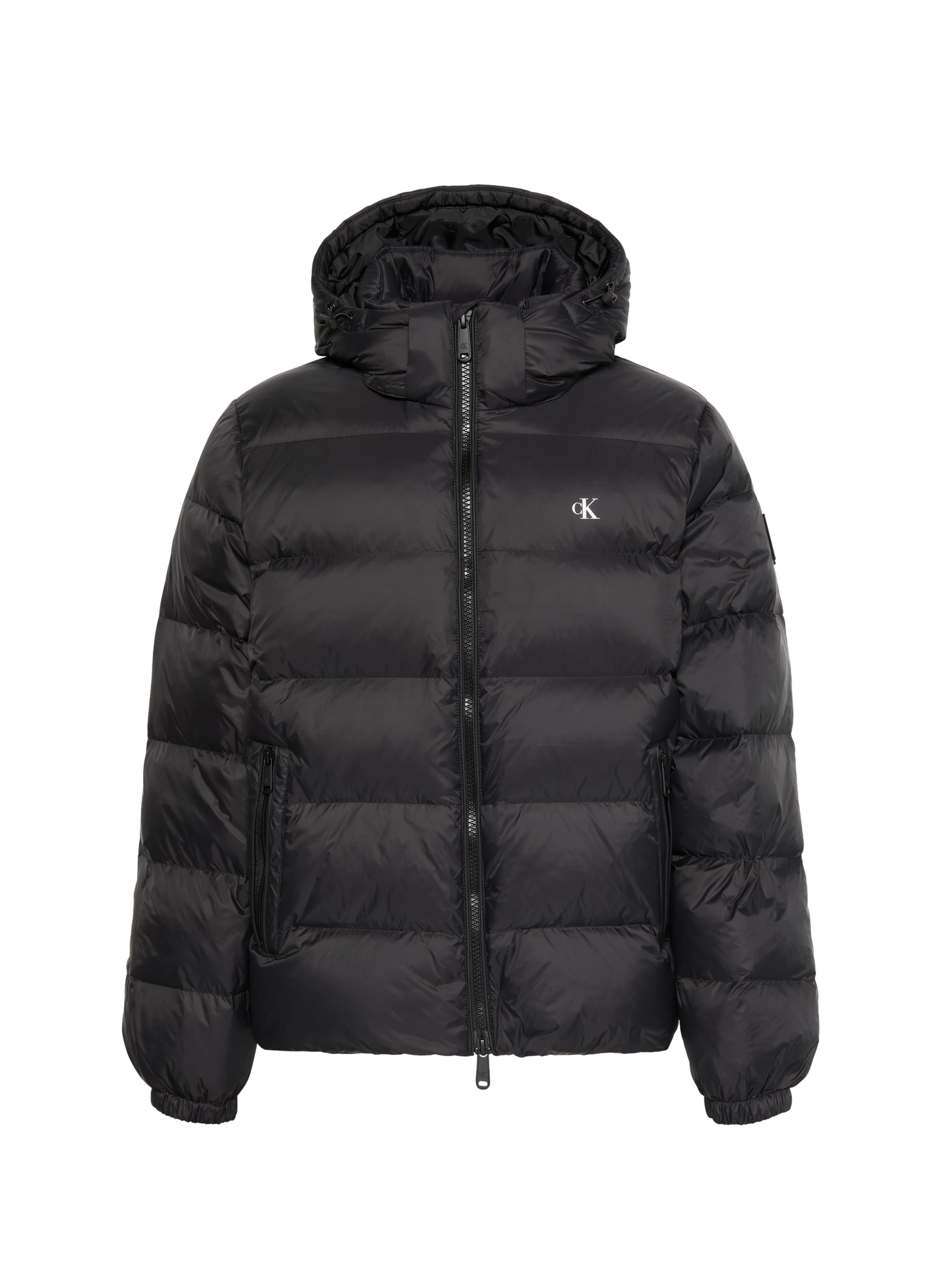 Daunenjacke mit abnehmbarer Kapuze CALVIN KLEIN Schwarz