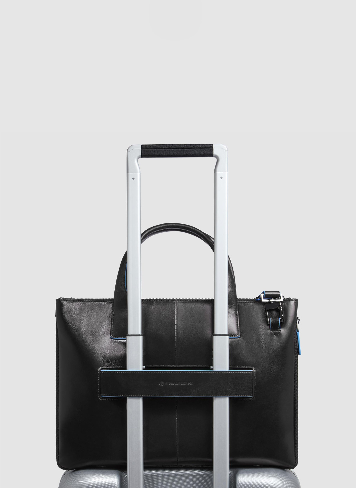 Sac à ordinateur mince 14" personnalisable PIQUADRO Noir