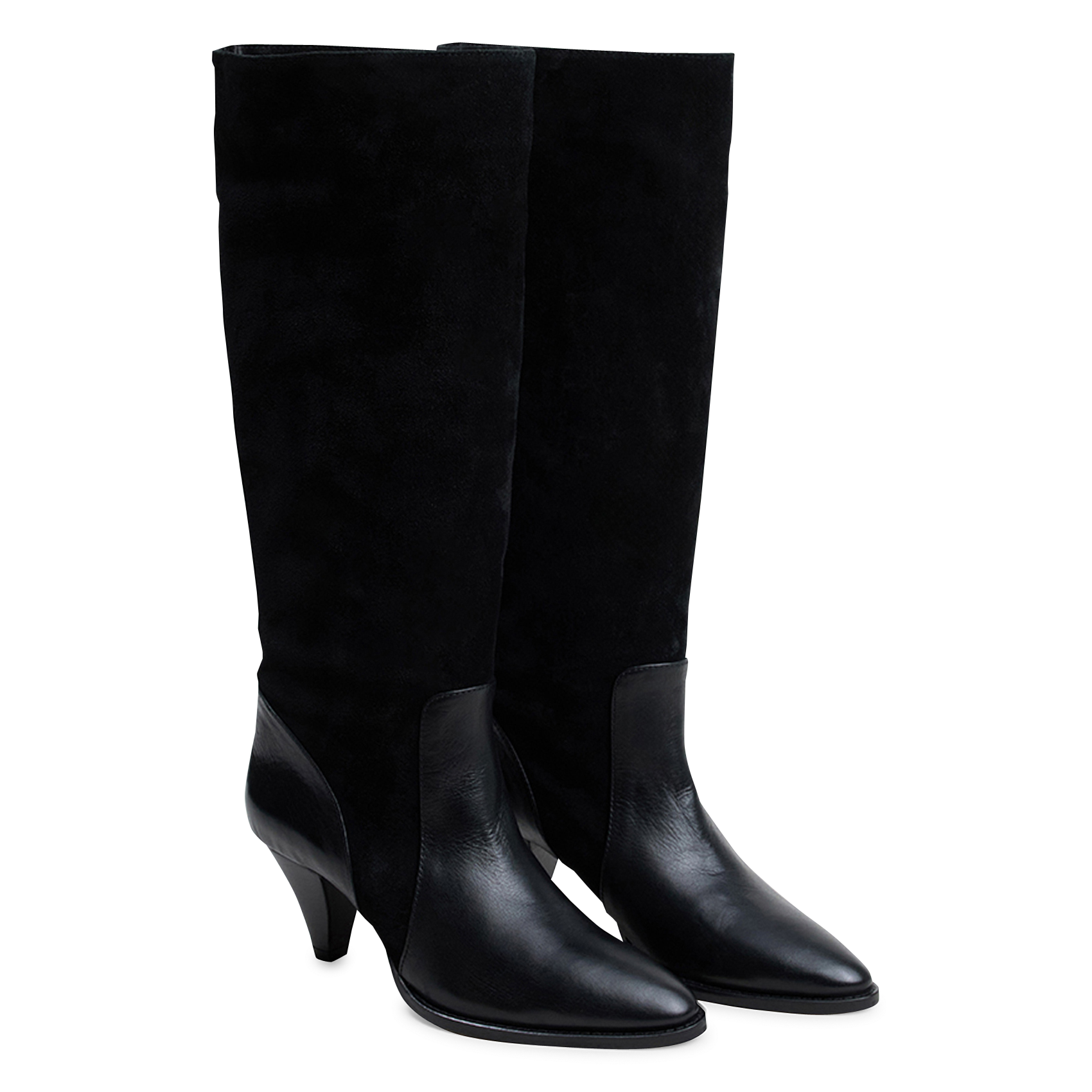 Bottes en cuir leonore JONAK Noir