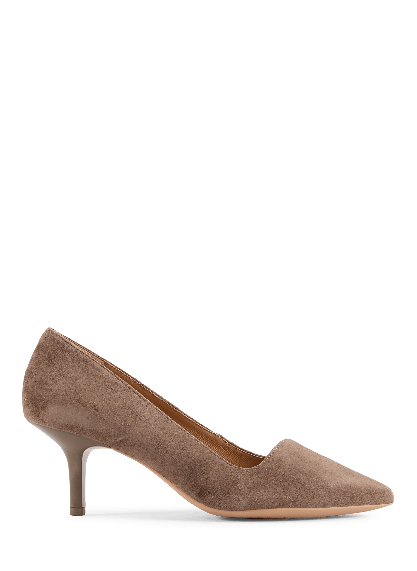 Leather heels GEOX Brown