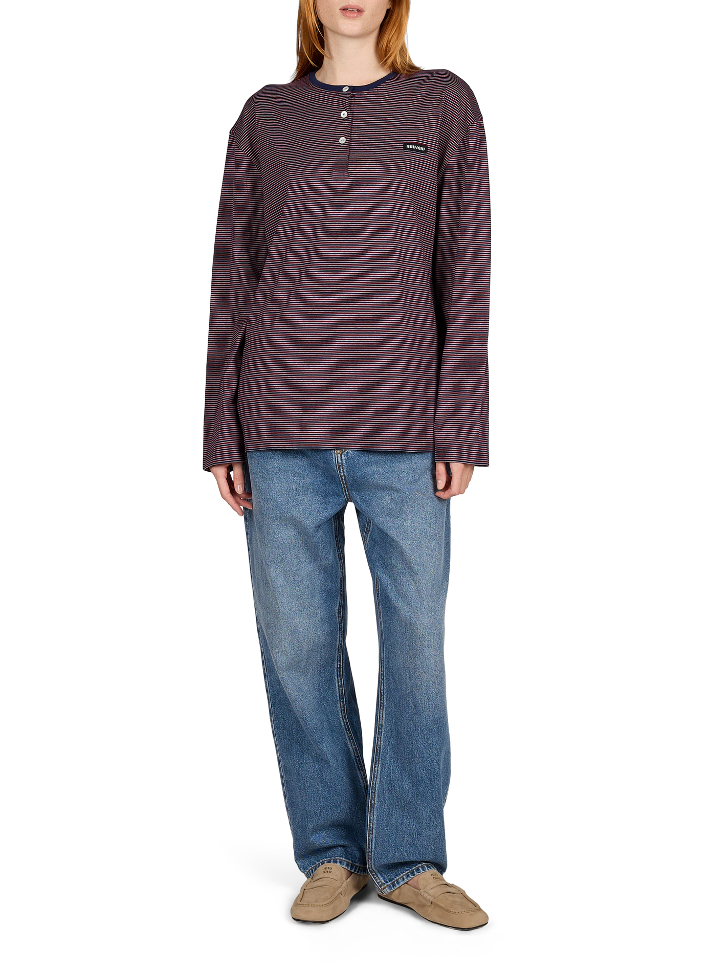 Straight leg cotton jeans BARBOUR Blue