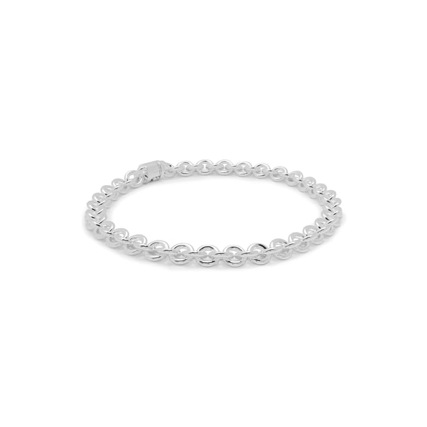 Collier 253g en argent poli