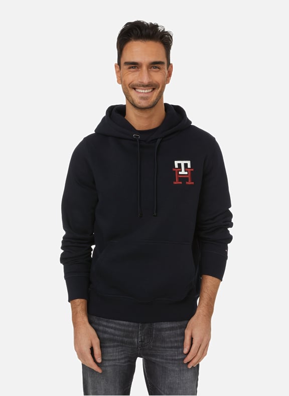 Hoodie with logo Blue by TOMMY HILFIGER TOMMY HILFIGER Hoodie with logo Blue