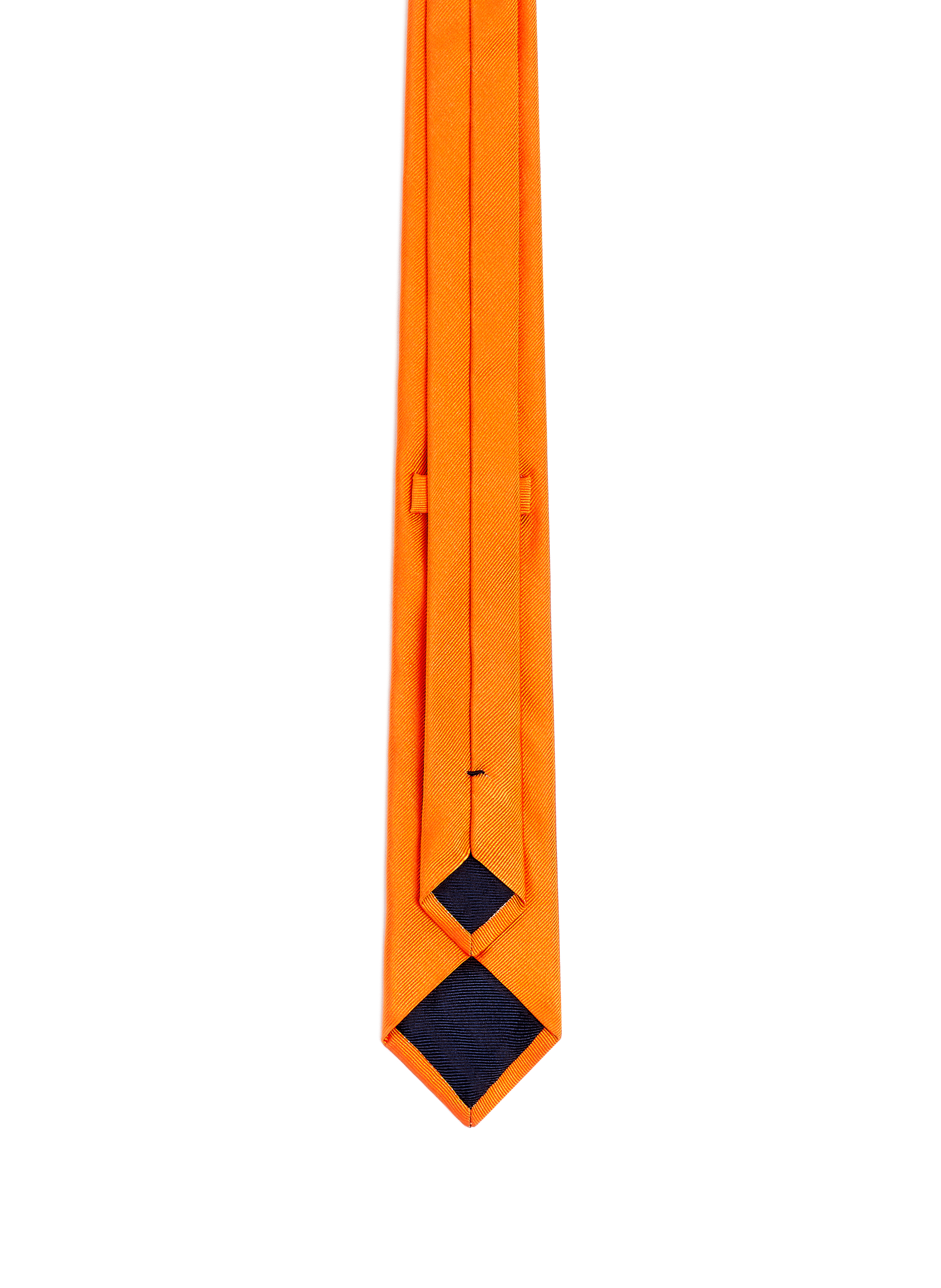Classic silk tie SAISON 1865 Orange