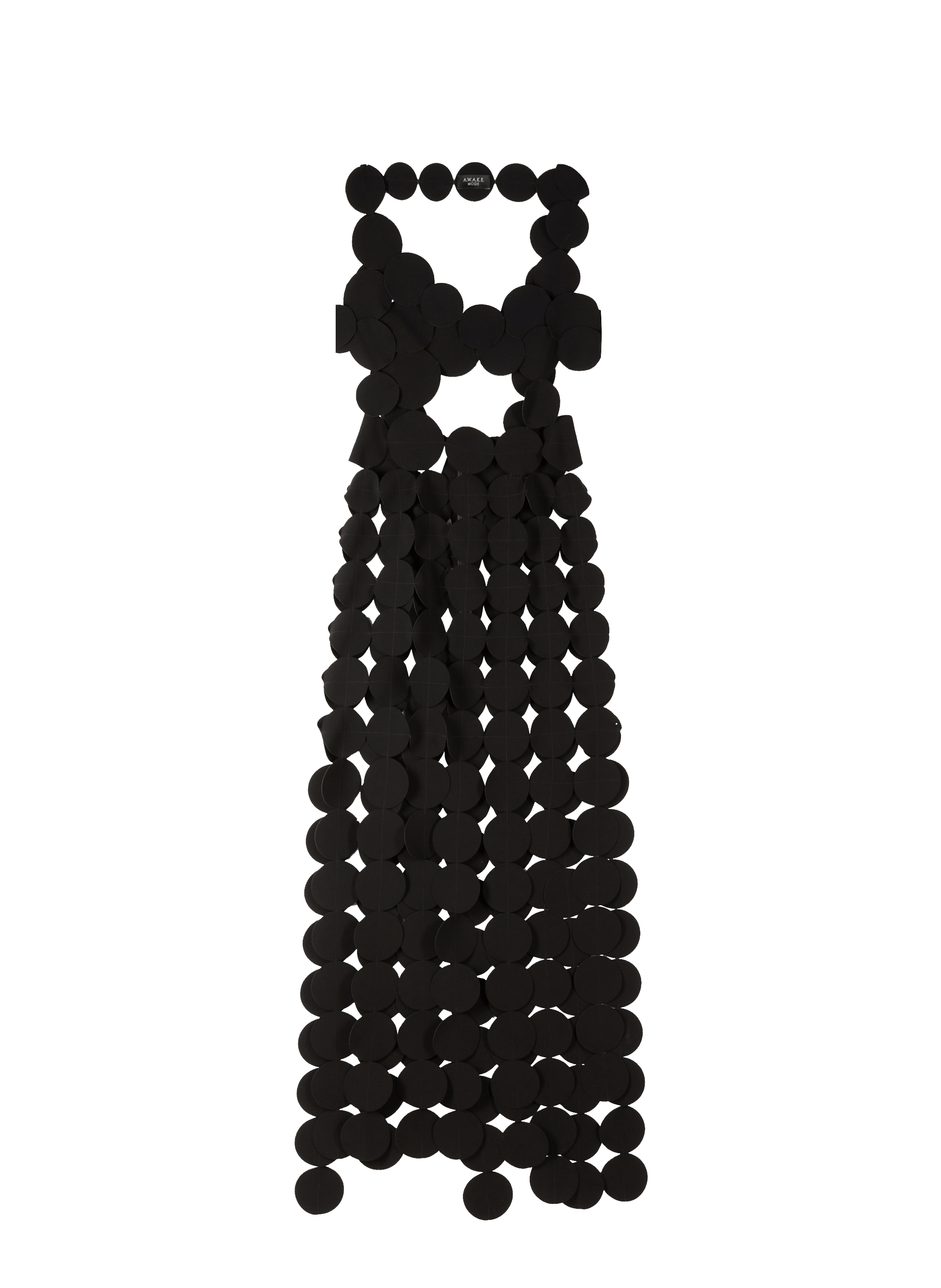 Circle maxi dress  A.W.A.K.E. MODE Black