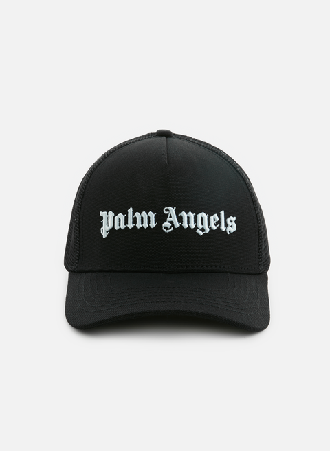 Schwarze Trucker-Logo-Kappe von Palm Angels 