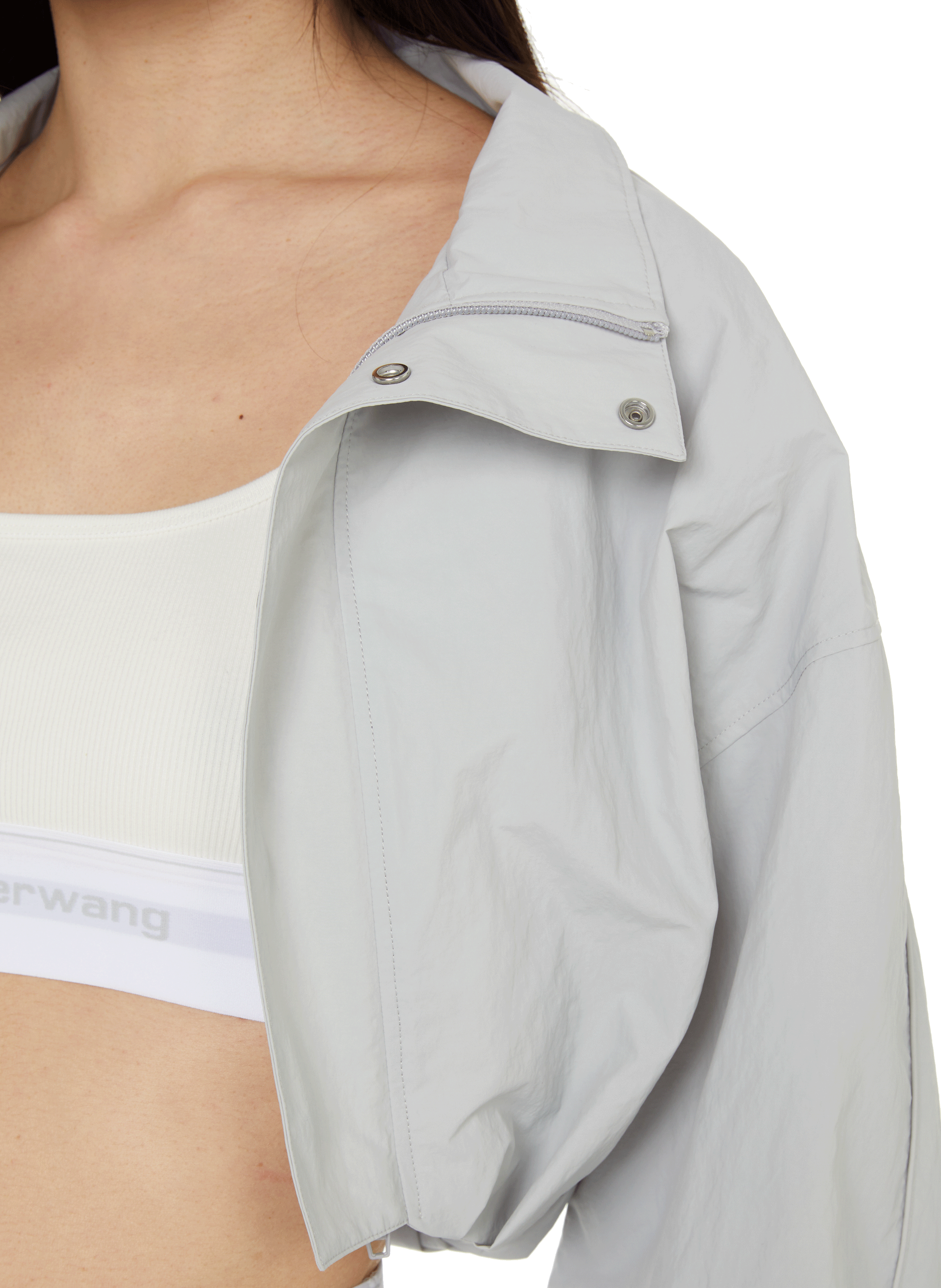 VESTE L?�G?�RE EN NYLON AVEC BRASSI?�RE - ALEXANDER WANG pour FEMME | Printemps.com