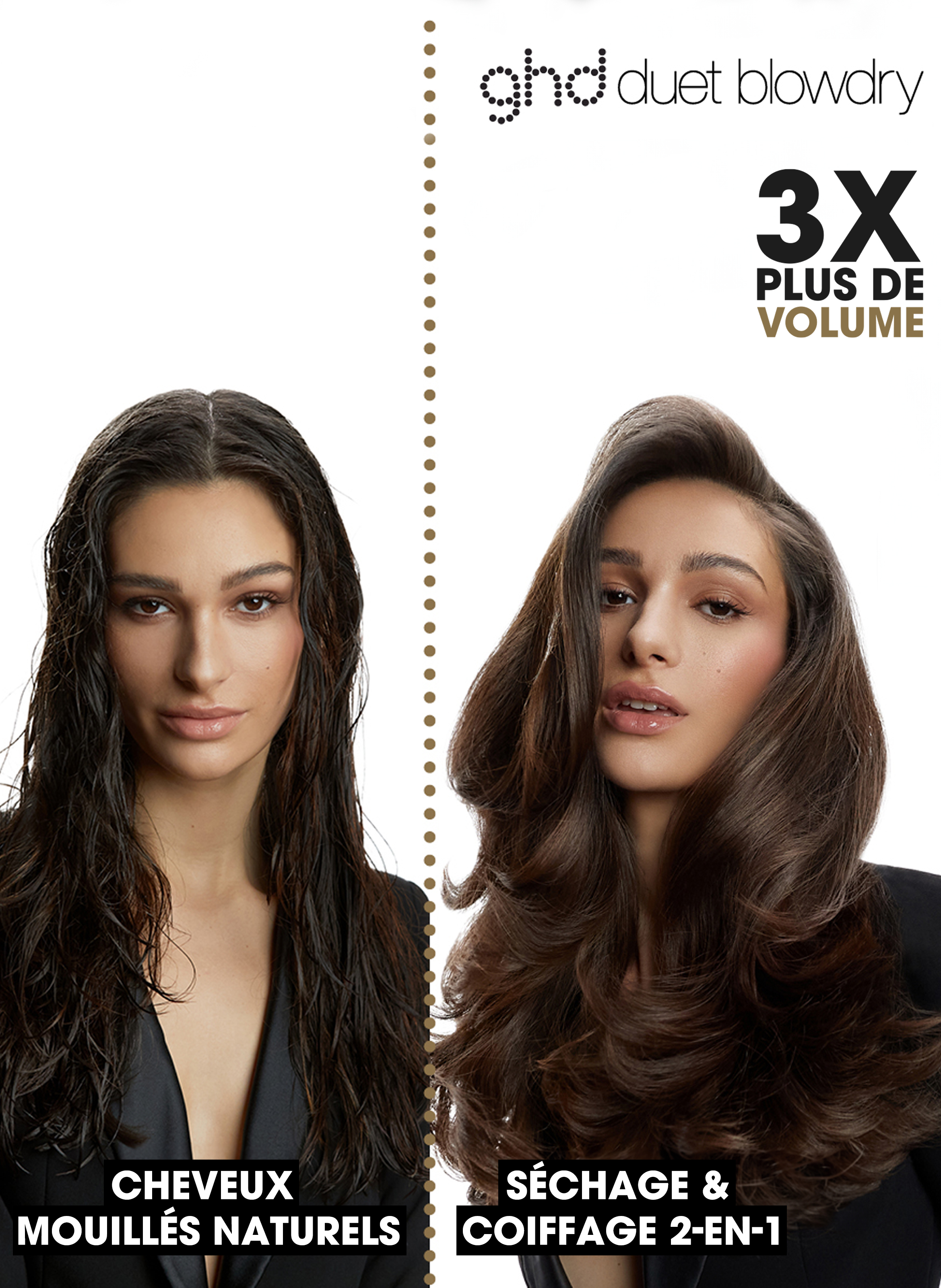 Brosse Soufflante 2-en-1 ghd Duet Blowdry GHD Blanc