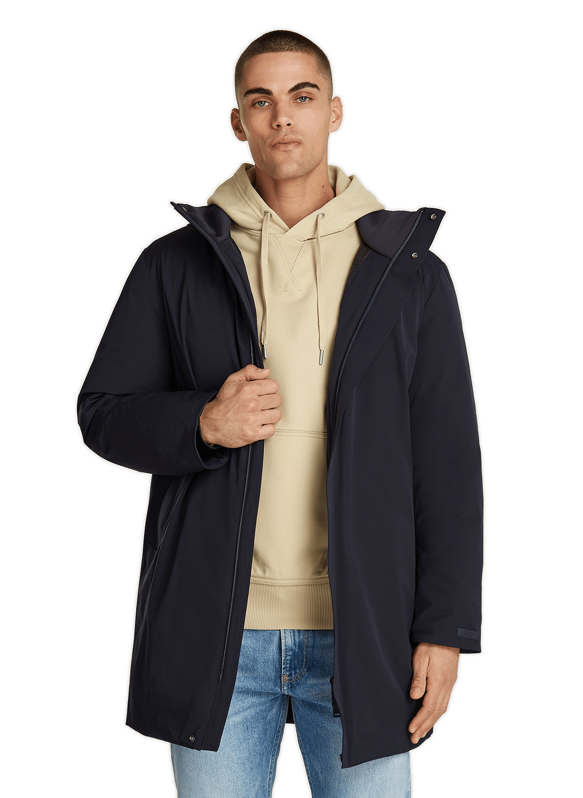 Mittellanger Parka CALVIN KLEIN Blau