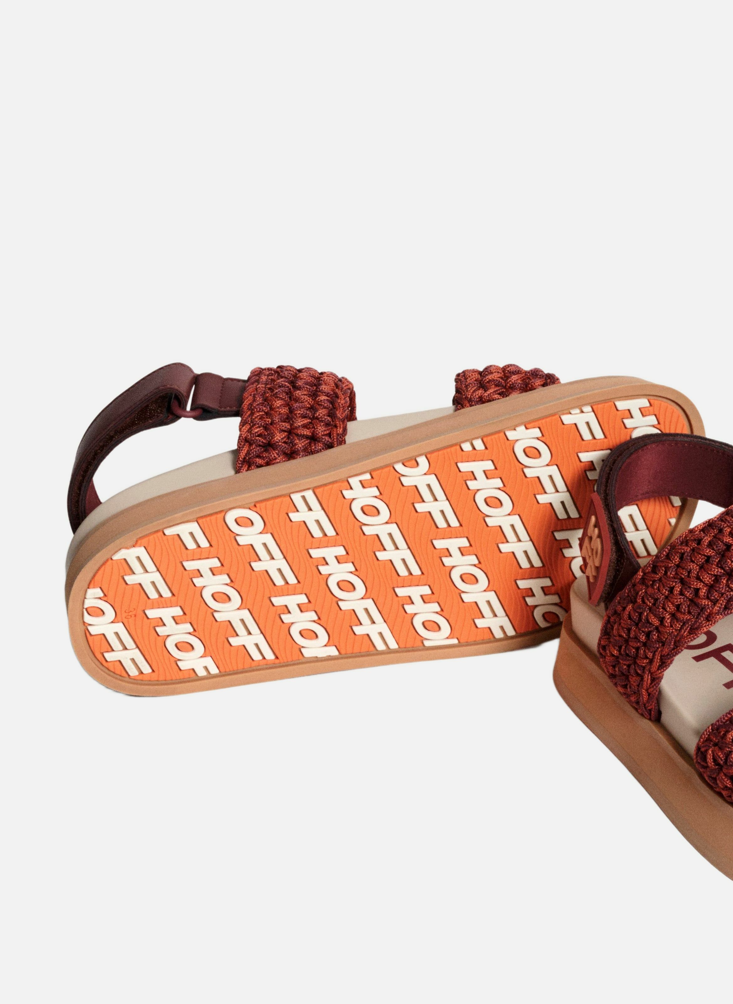 Sandales plates HOFF Marron