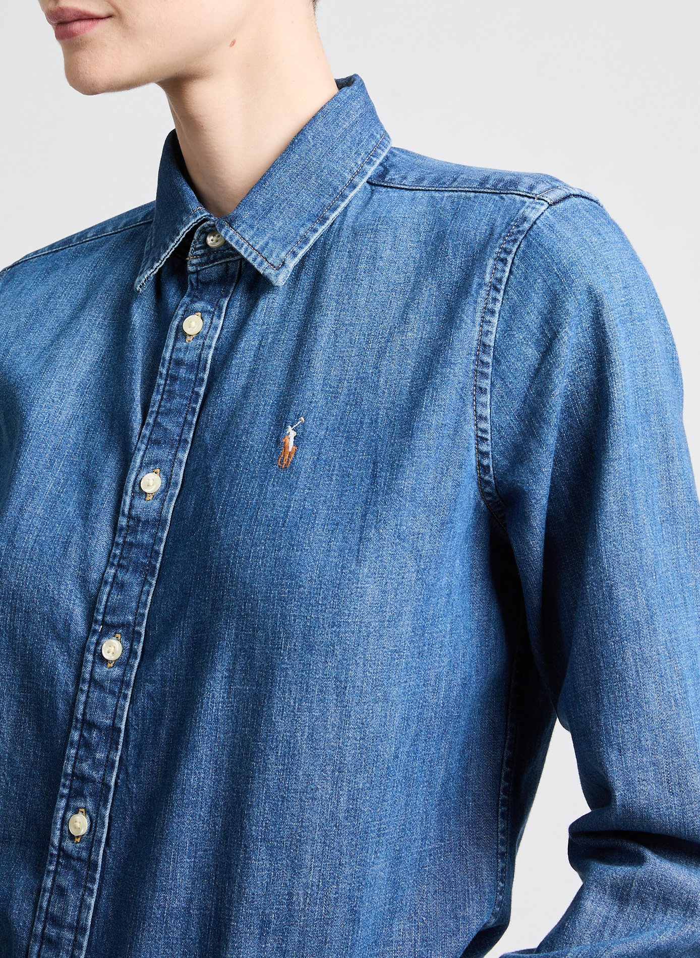 Chemise en jean POLO RALPH LAUREN Bleu