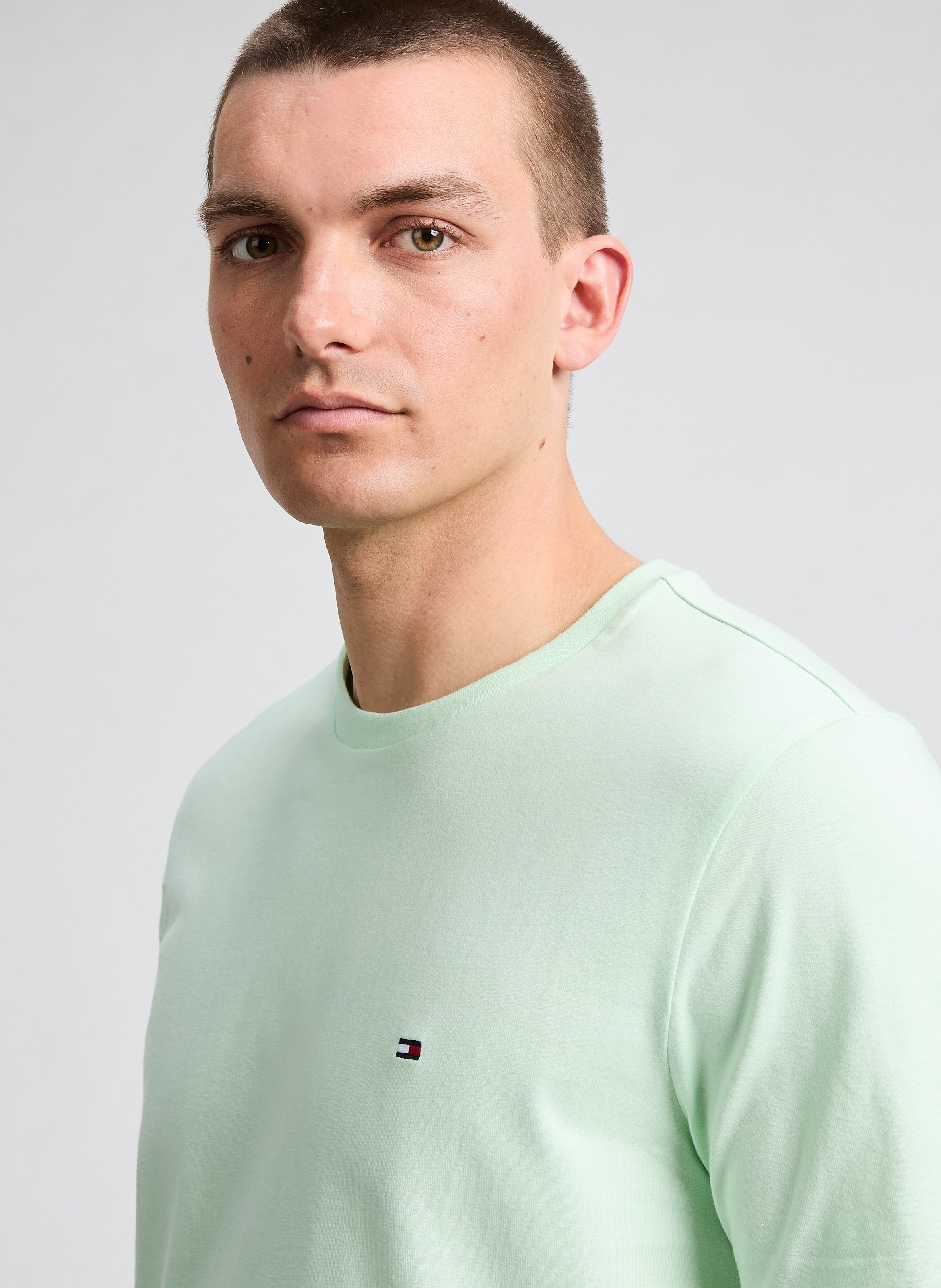 T-shirt en coton TOMMY HILFIGER Vert
