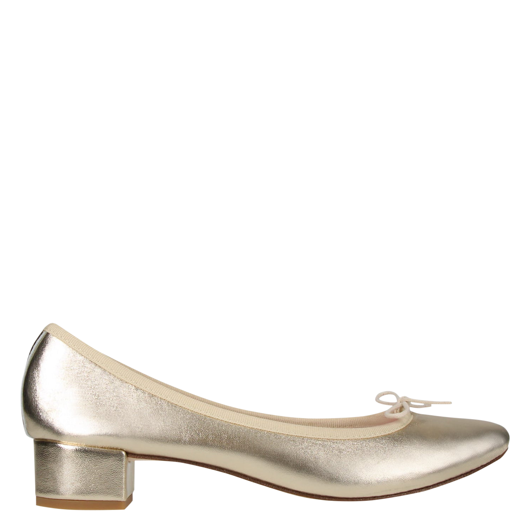 Mules en cuir camille REPETTO Doré