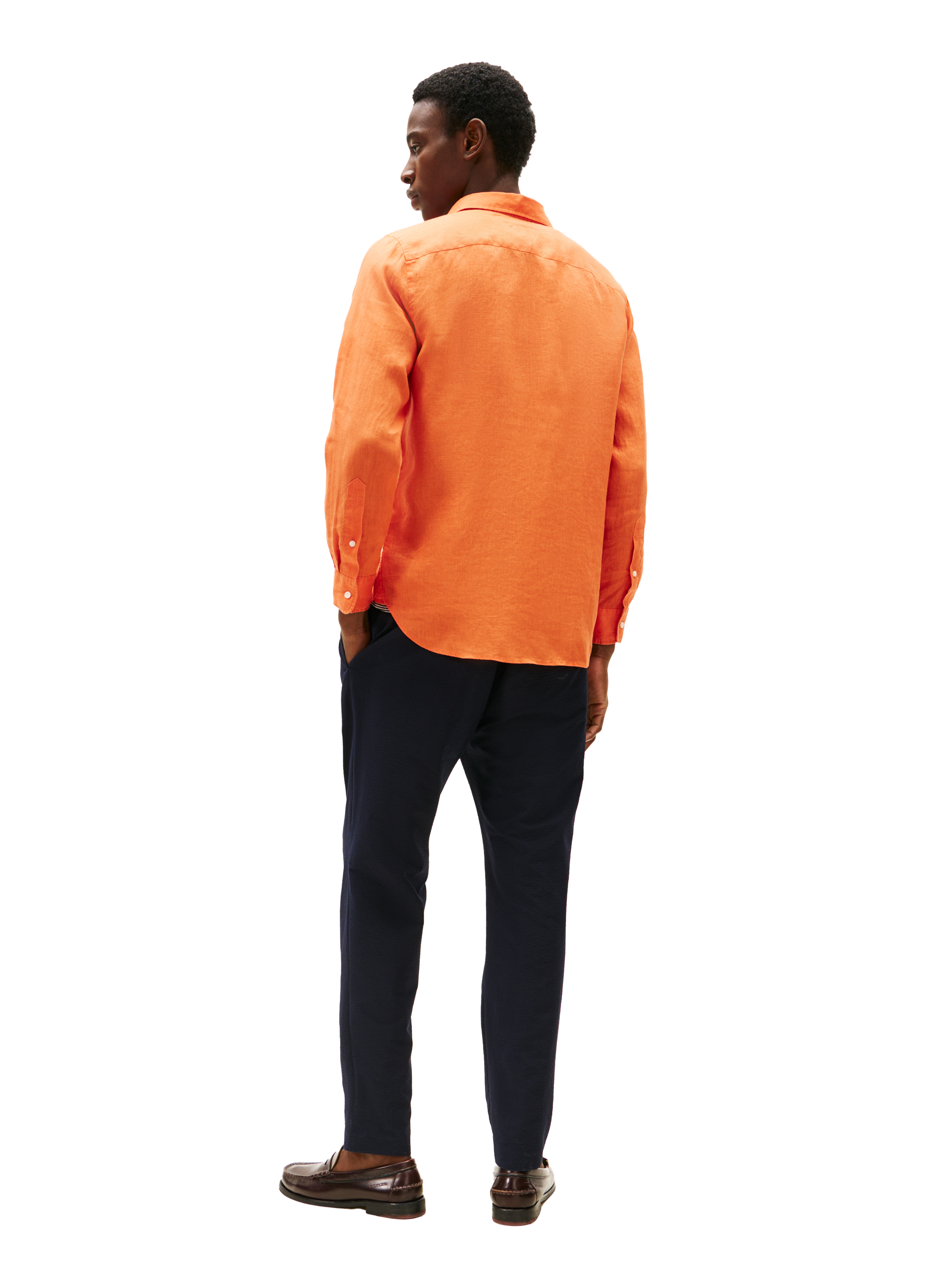 Cotton shirt TOMMY HILFIGER Orange