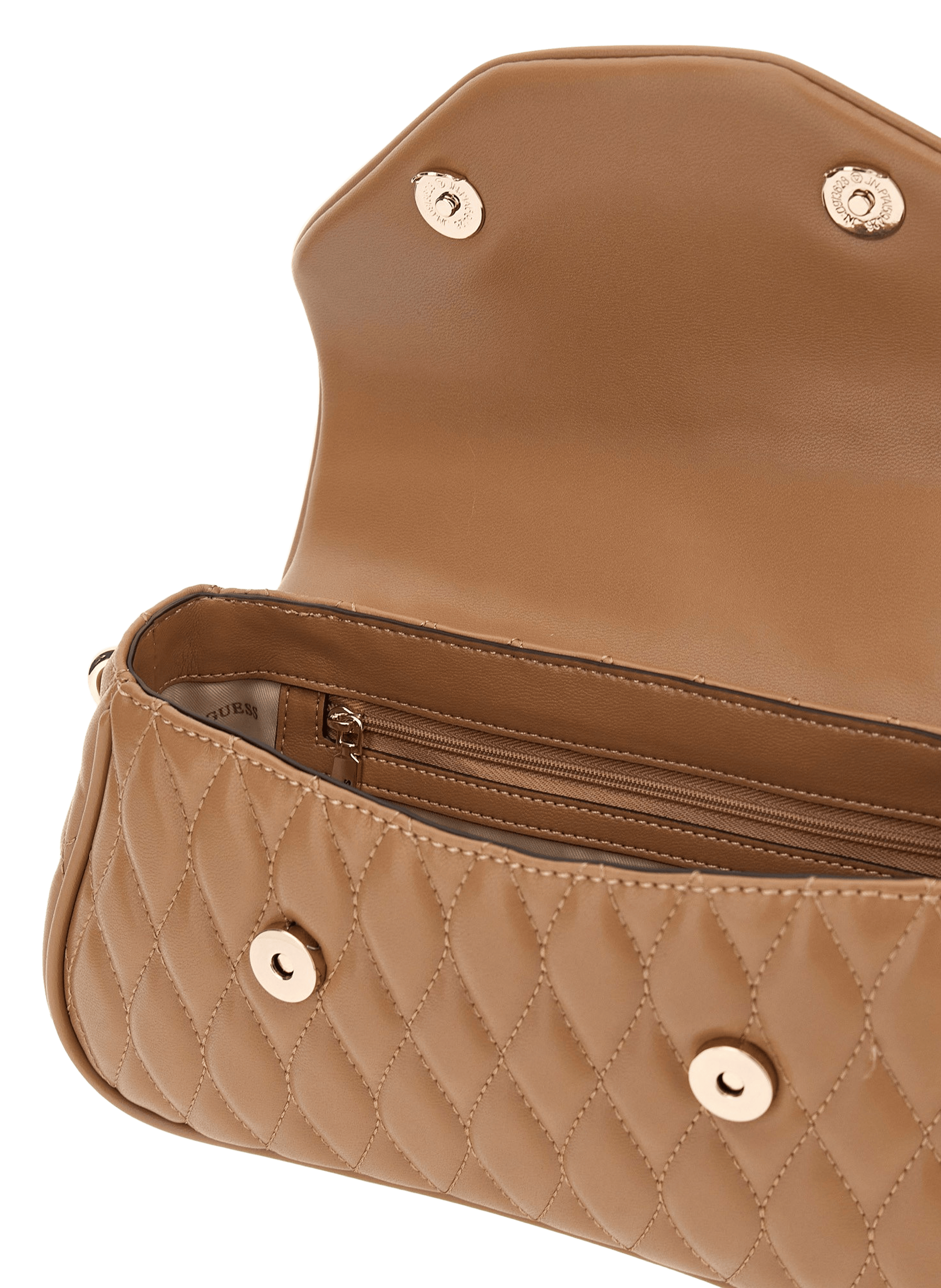 Sac à main Valla surpiqué GUESS Beige