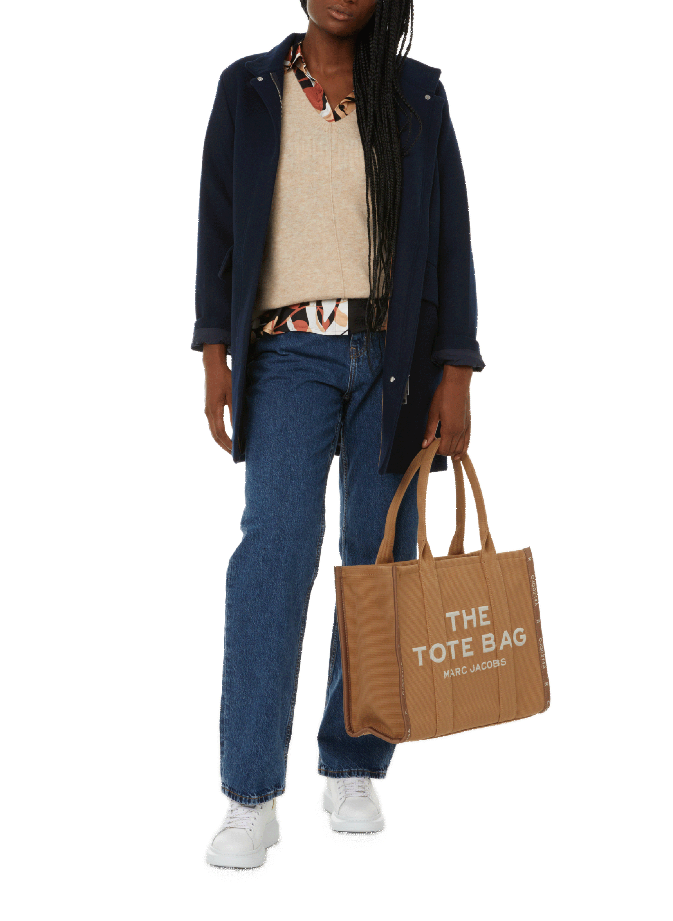 The Tote canvas tote bag MARC JACOBS Brown